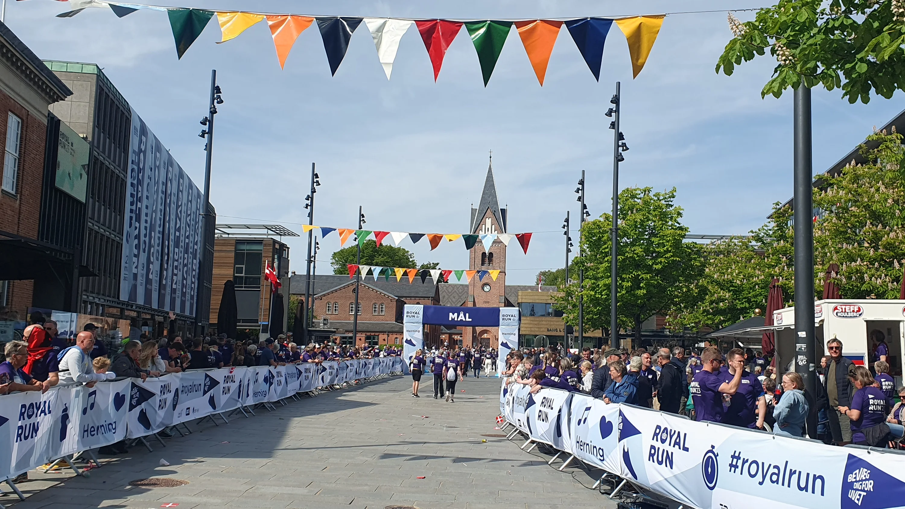 De finish van de Royal Run in Herning in 2023