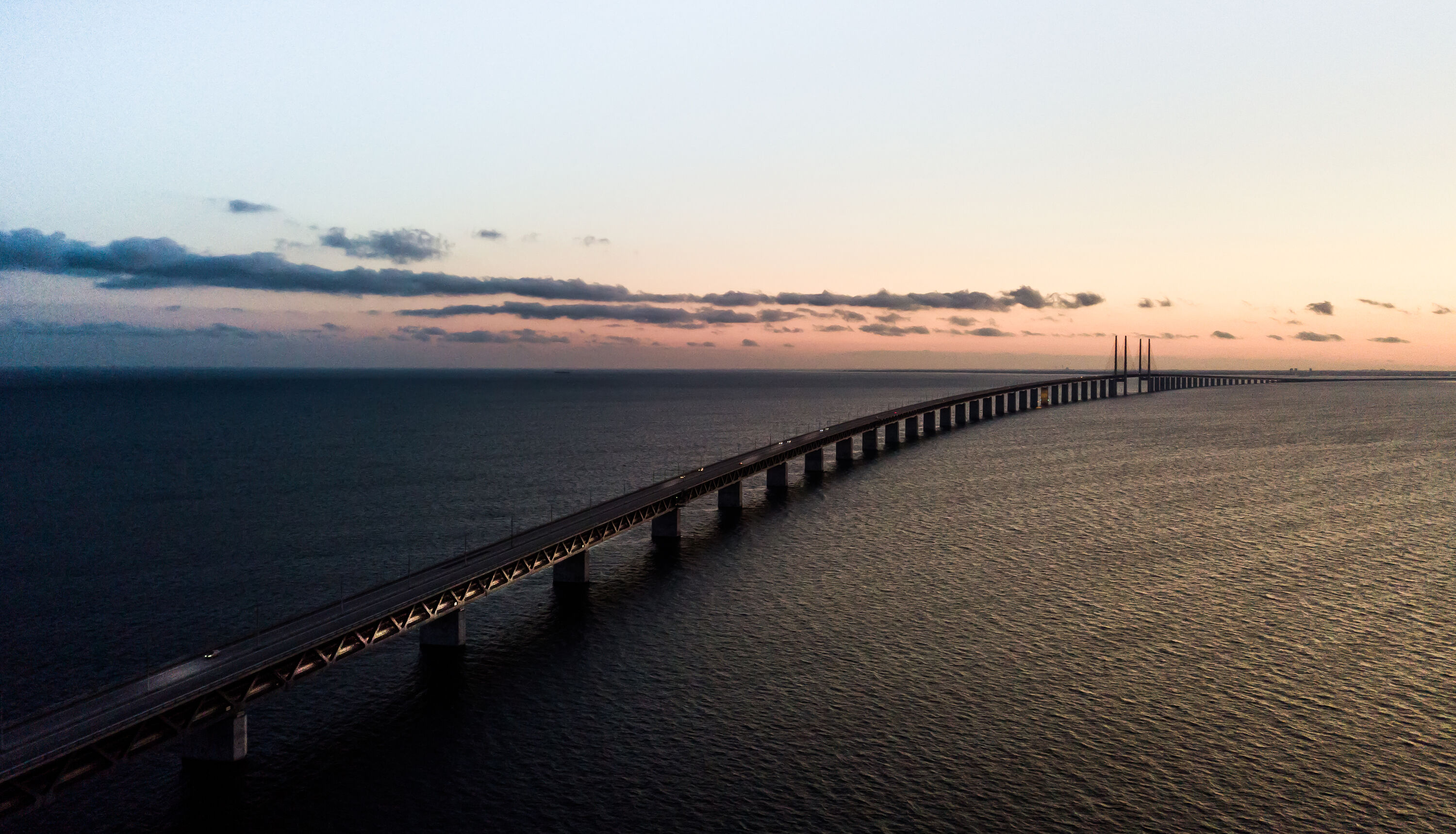 Øresund Bridge tussen Denemarken en Zweden
