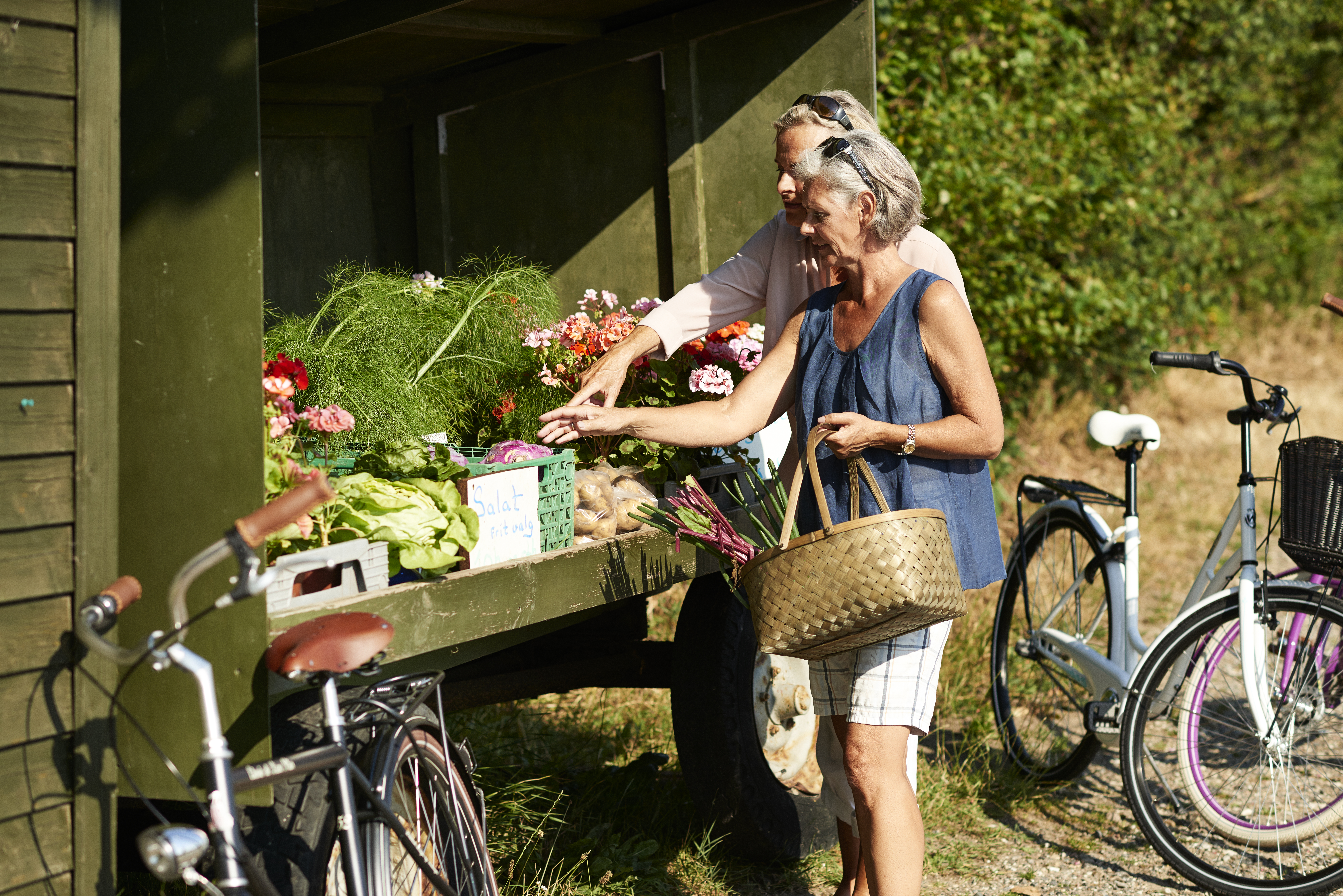 Door heel Denemarken vind je stalletjes langs de weg