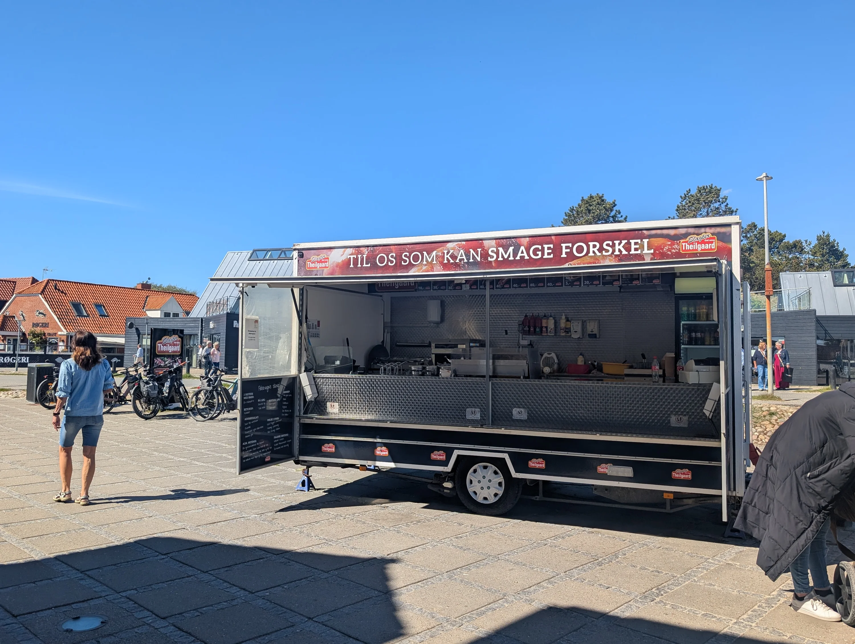 Een "pølsevogn" in Blåvand