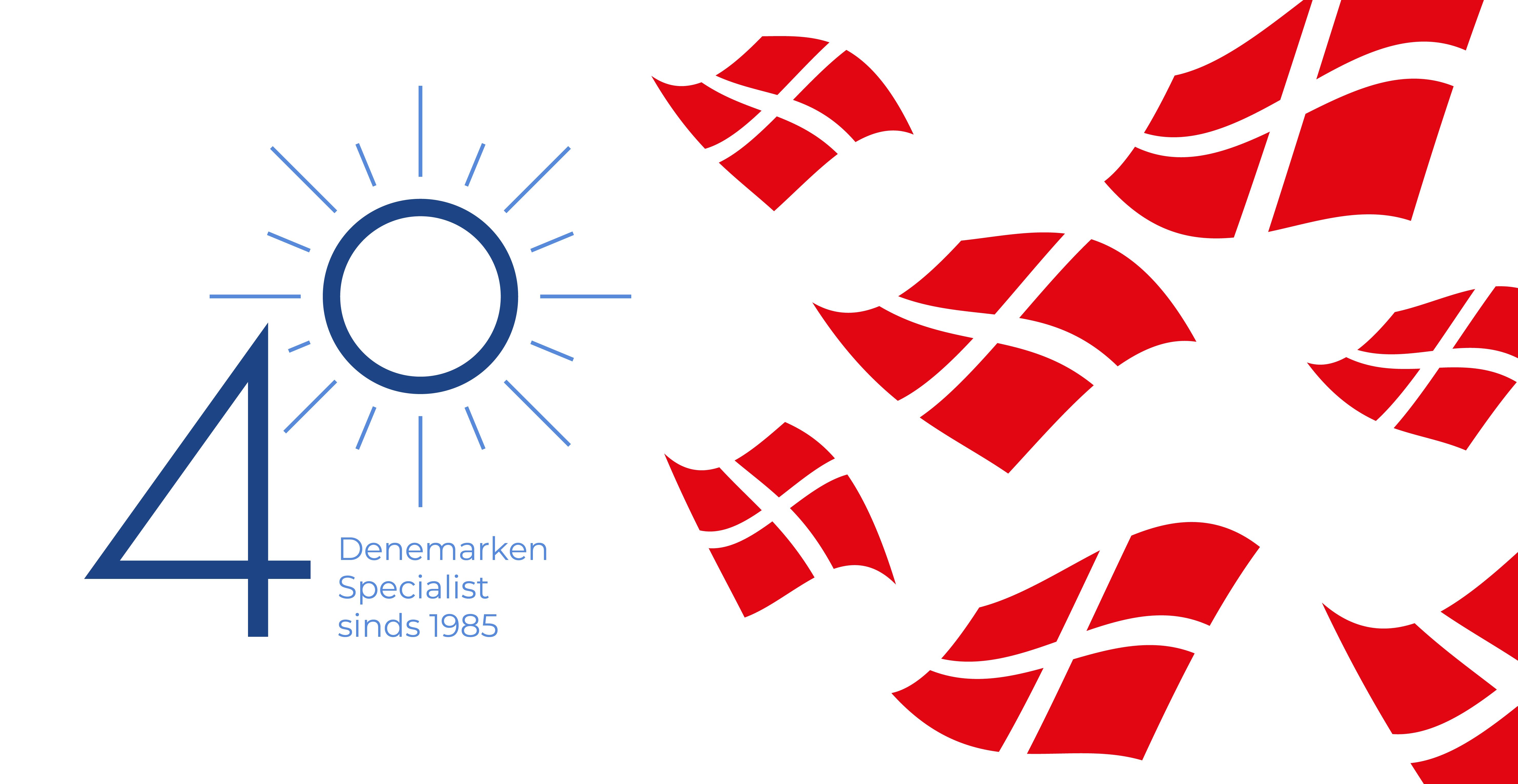 Logo 40 jaar Dansk.nl 2025