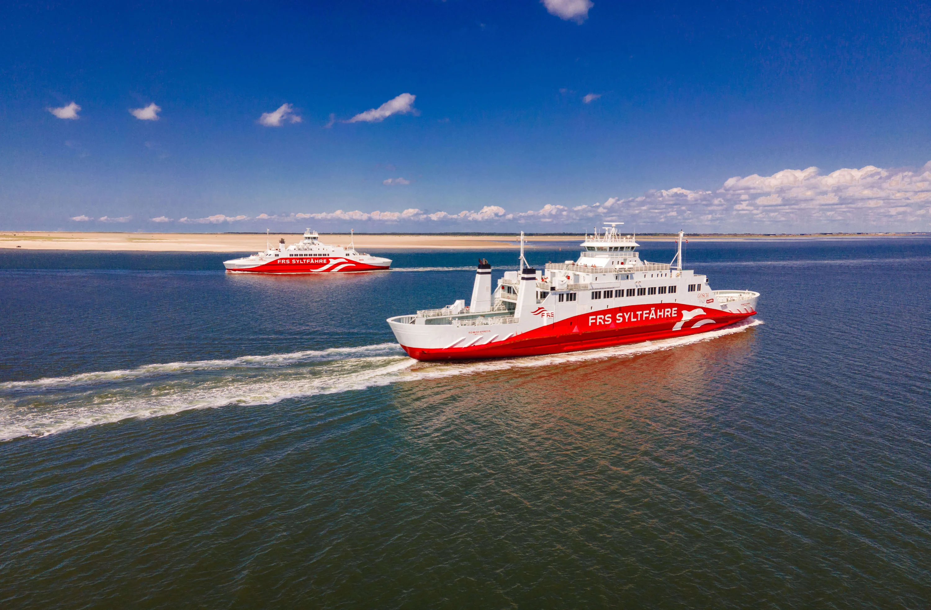 Sylt veerboten voor het eiland
