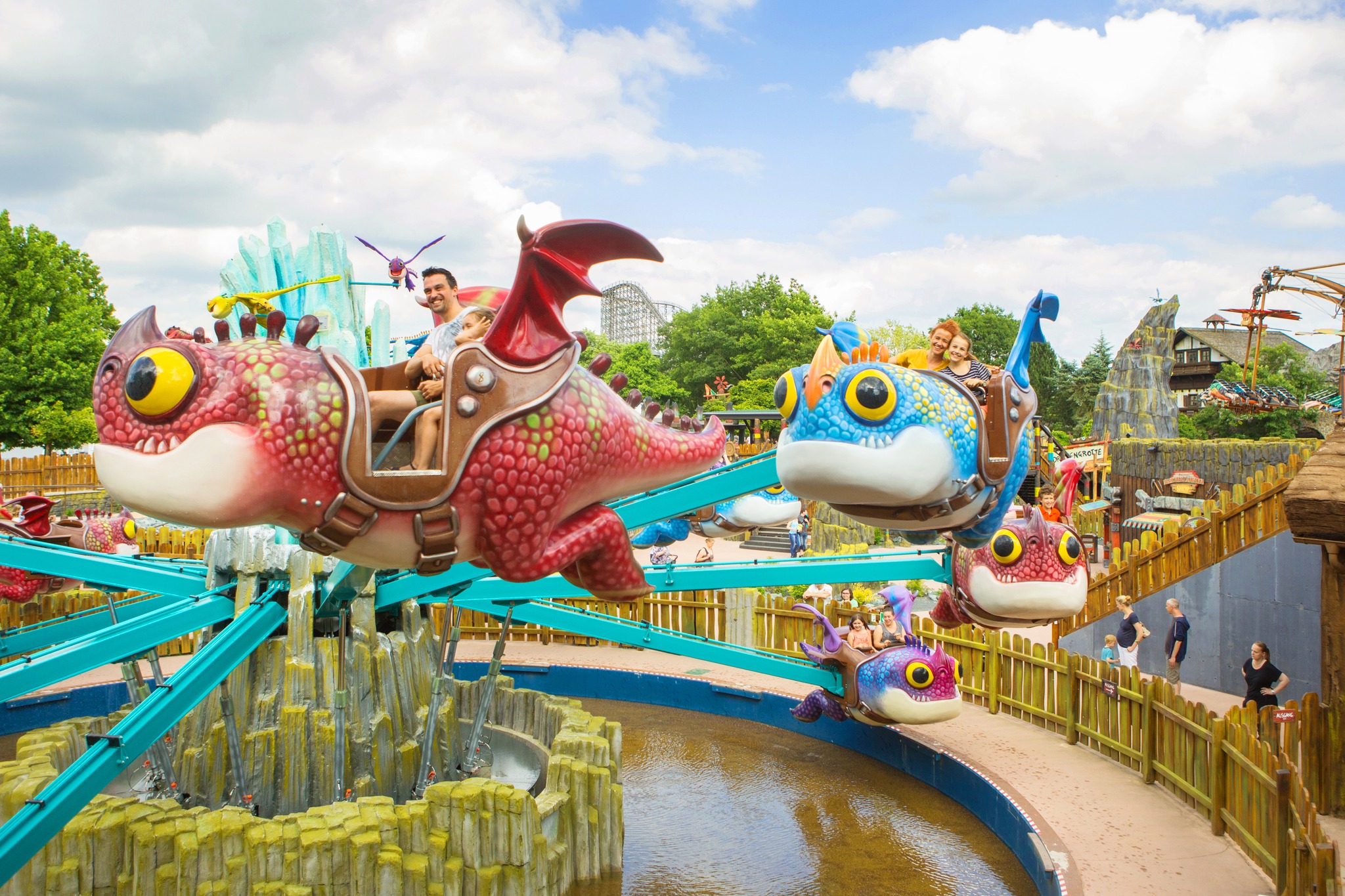 Vliegende draakjes in Heidepark