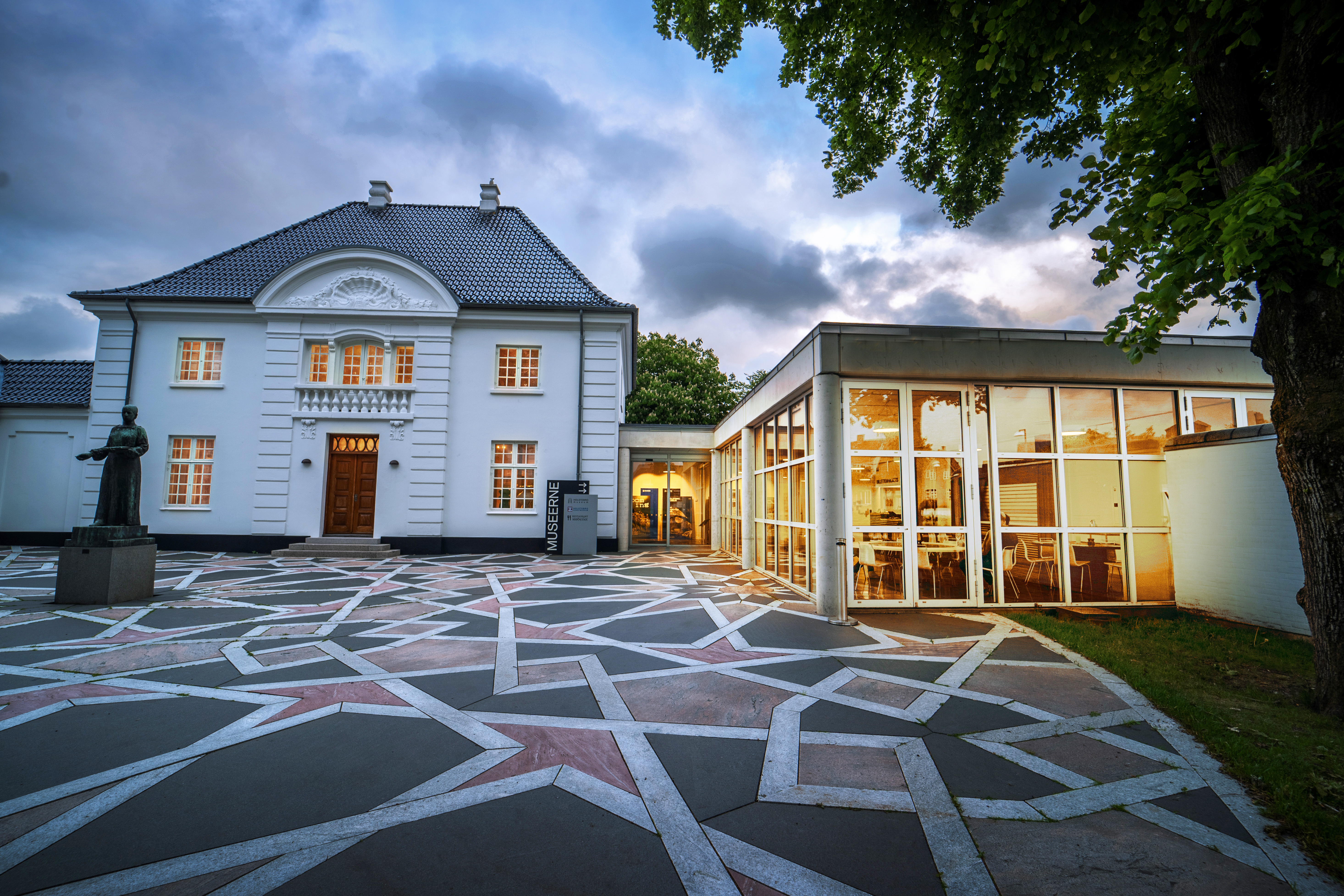 De voorkant van het Holstebro Museum © De Kulturhistoriske Museer i Holstebro / Holstebro Museum