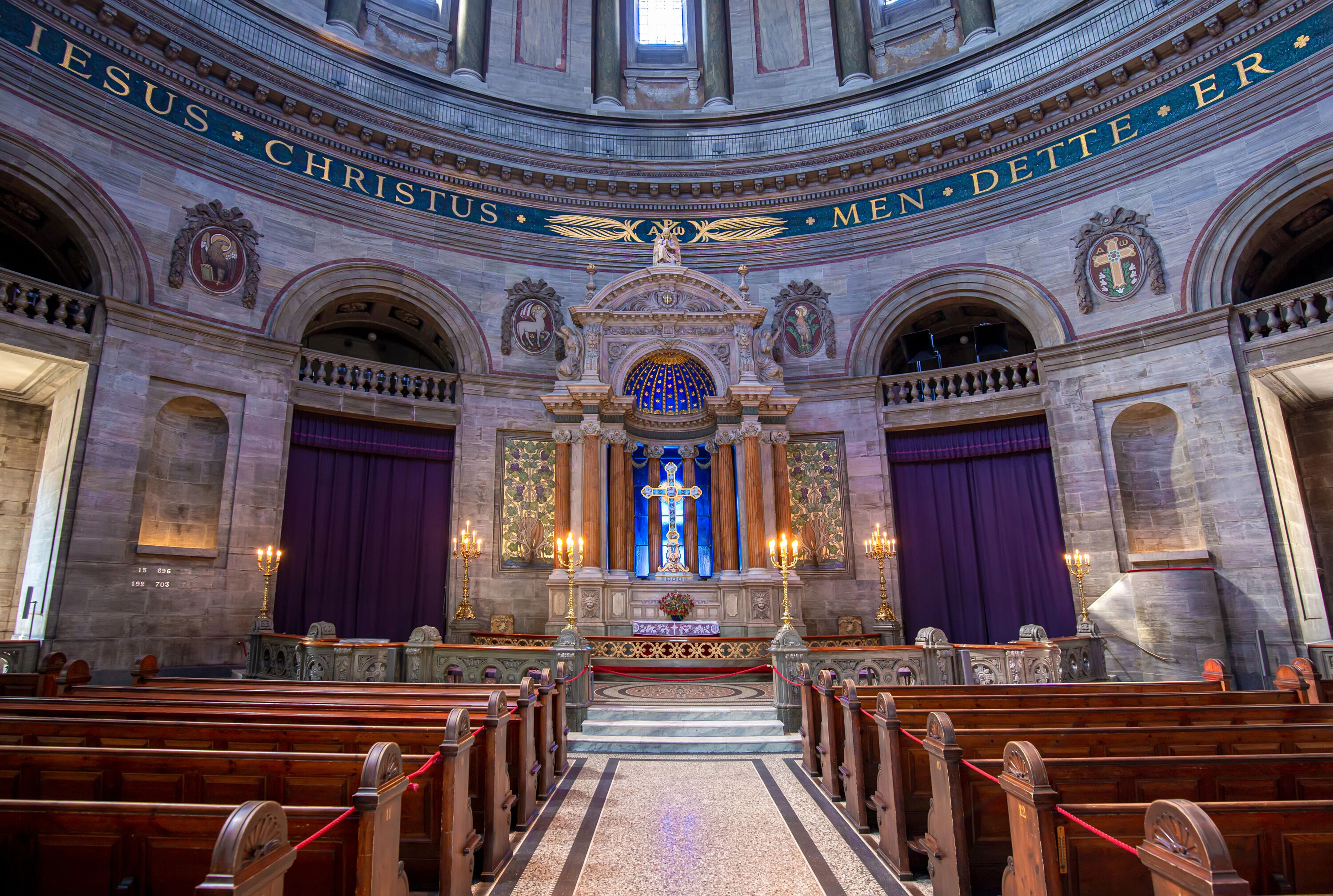 De Frerikskirke in Kopenhagen (ook bekend als de Marmeren Kerk)