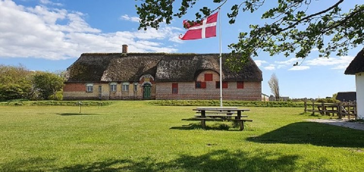 Voorkant van het Kapiteinshuis © Nationalmuseet Kommandørgård