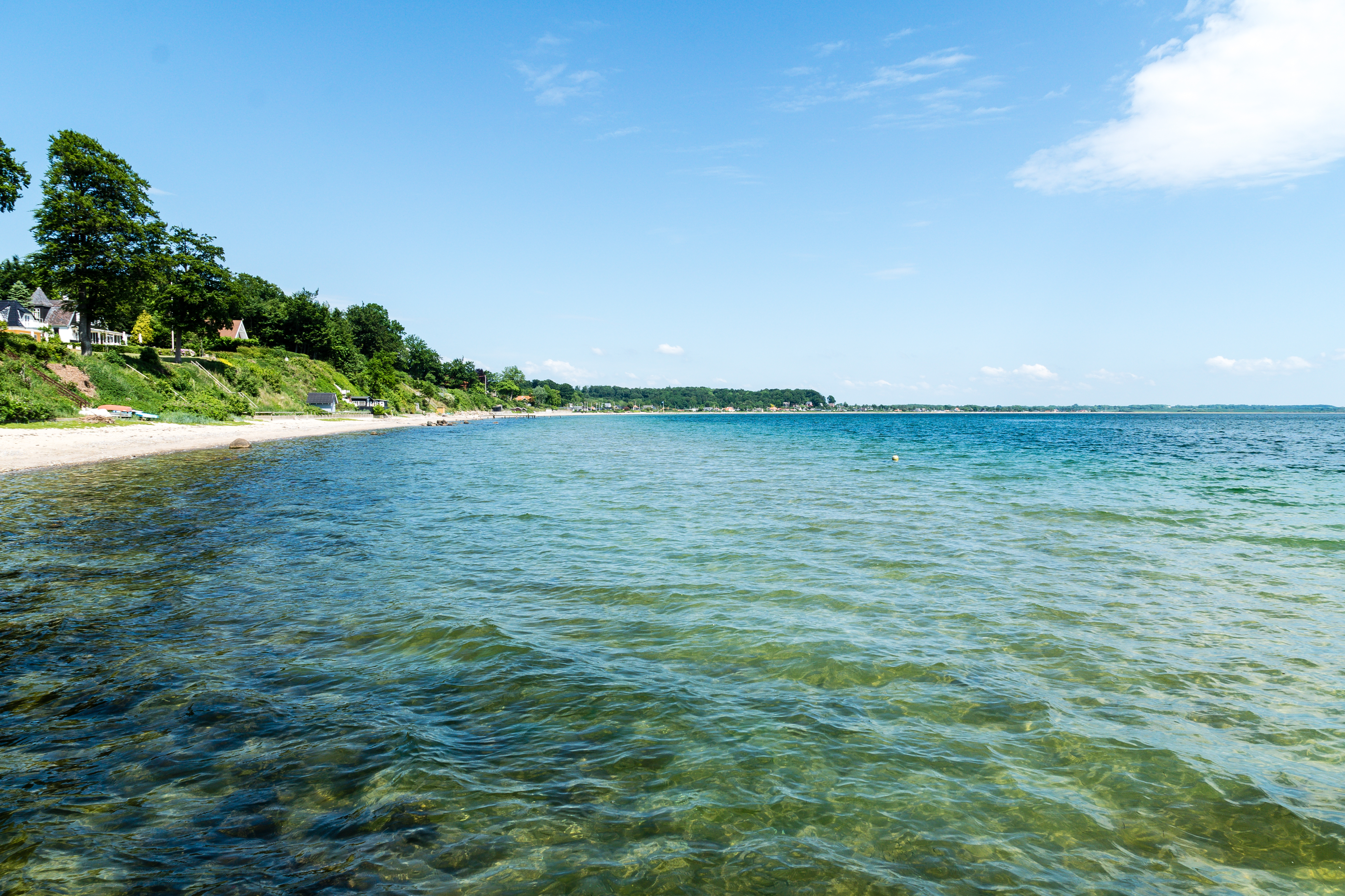Het strand bij Kelstrup