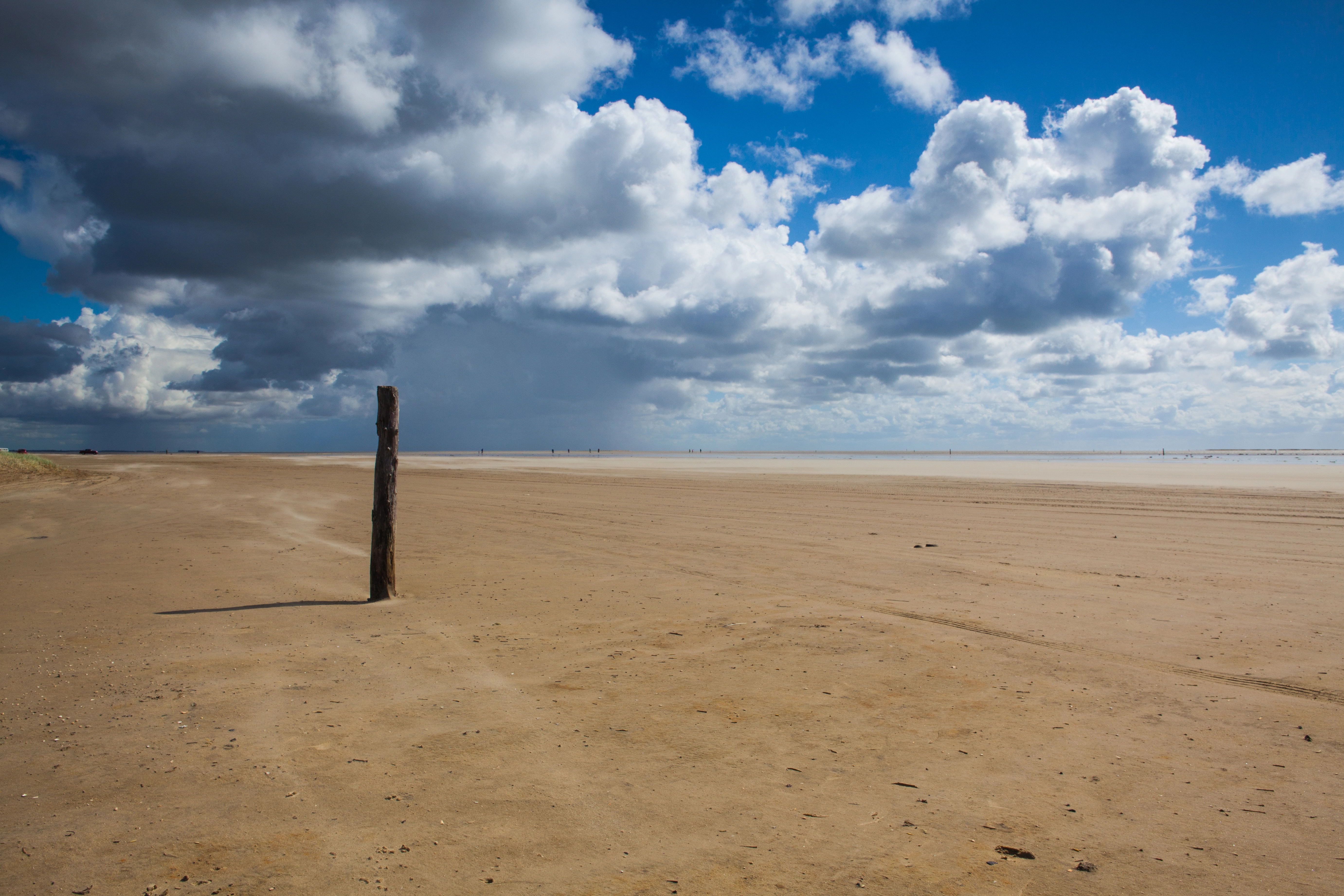 Het uitgestrekte strand op Rømø