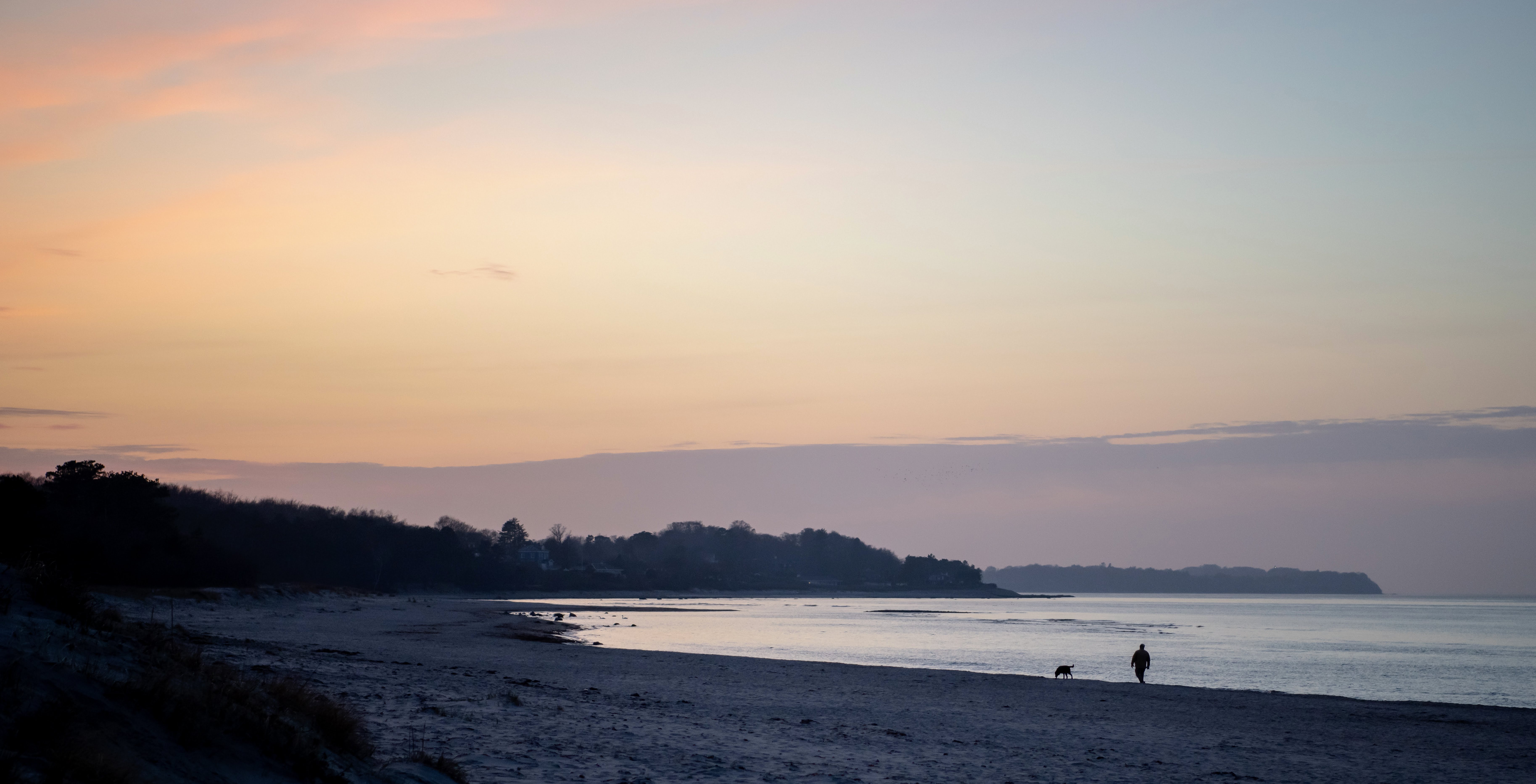 Het strand bij Hornbæk met zonsondergang ©Tine Uffelmann_VisitNordsjælland