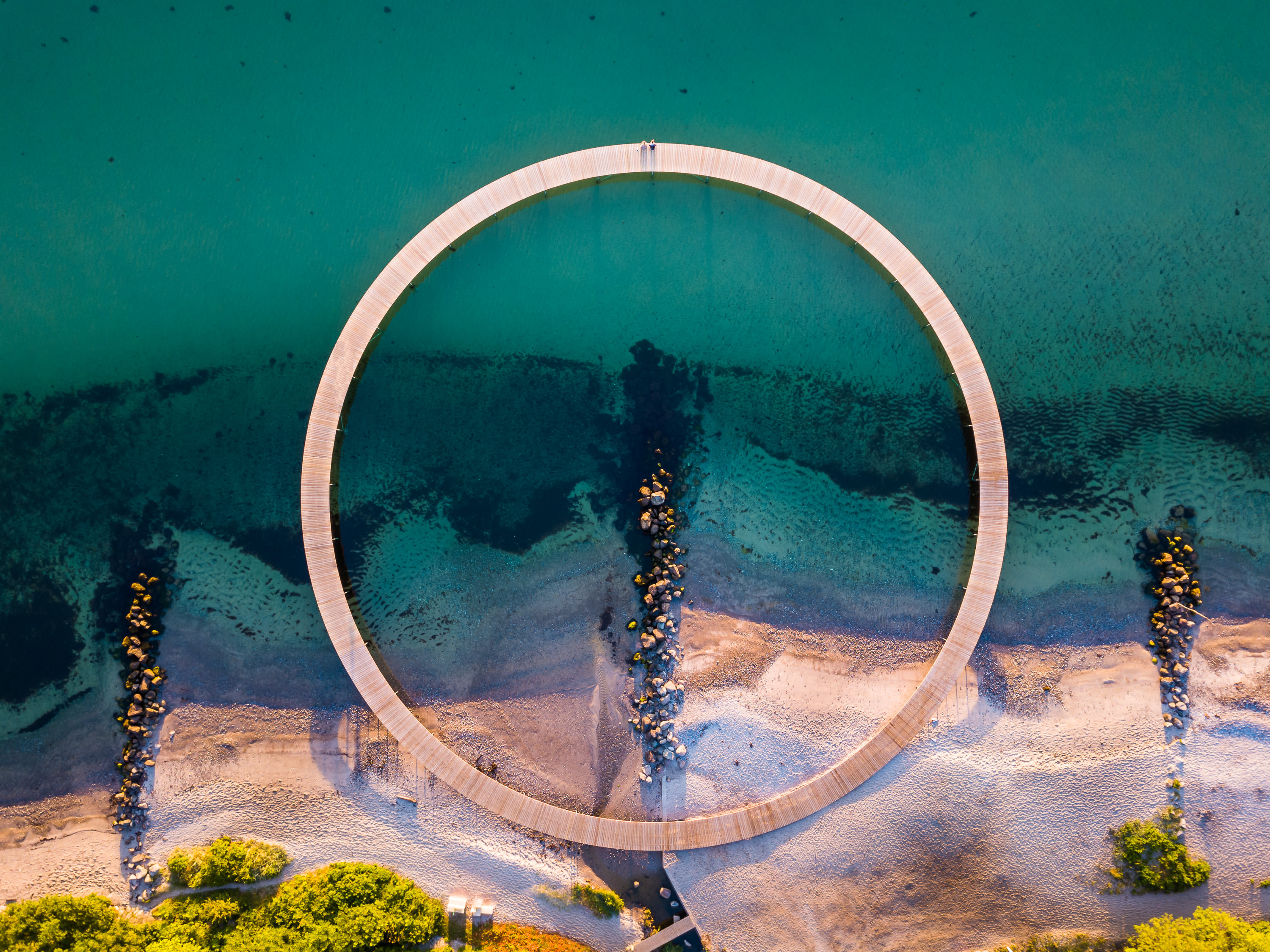 The Infinite Bridge in de haven van Aarhus ©Dennis Borup Jakobsen