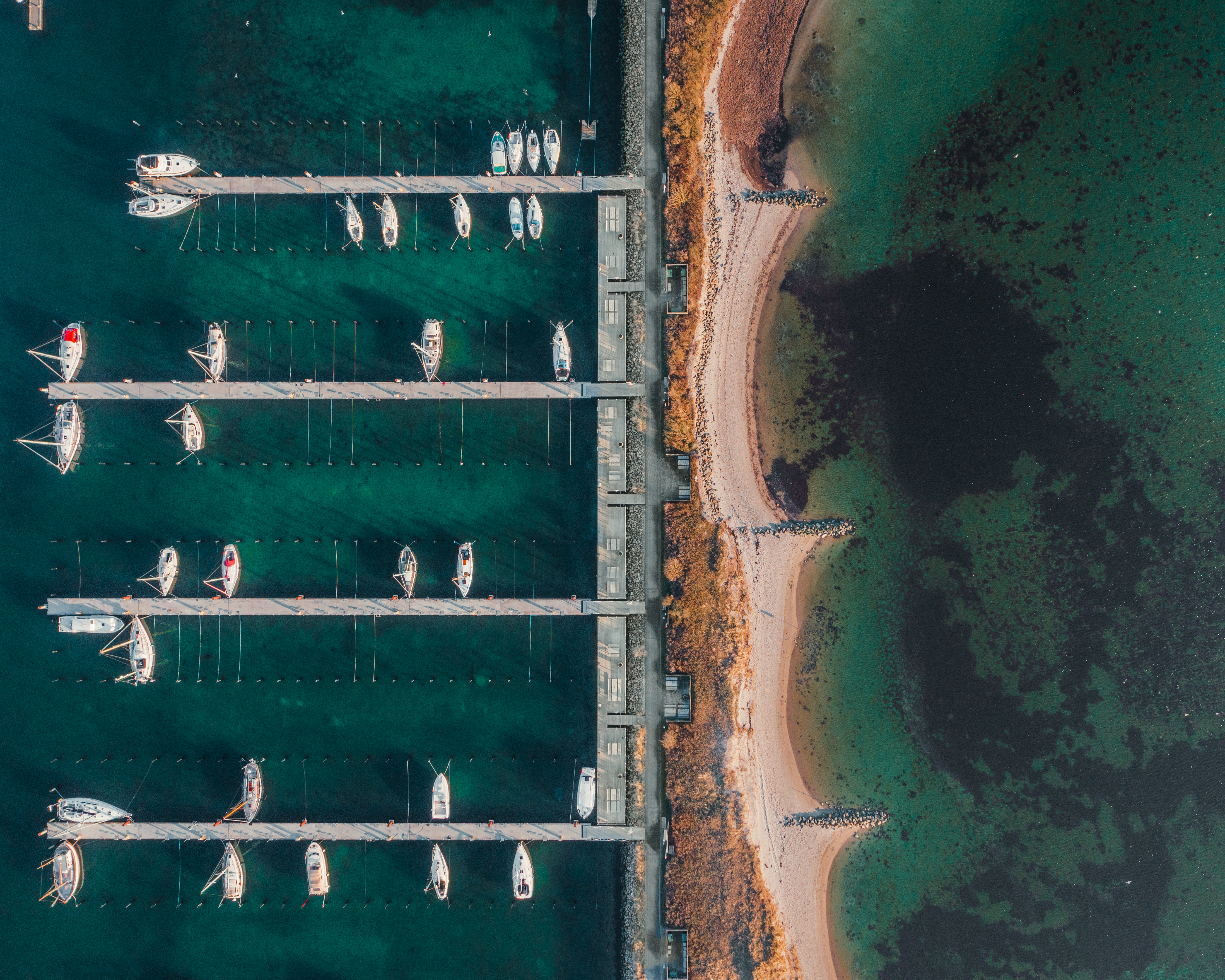 De haven van Bogense in het noorden van het eiland Funen ©Mitch Wiesinger