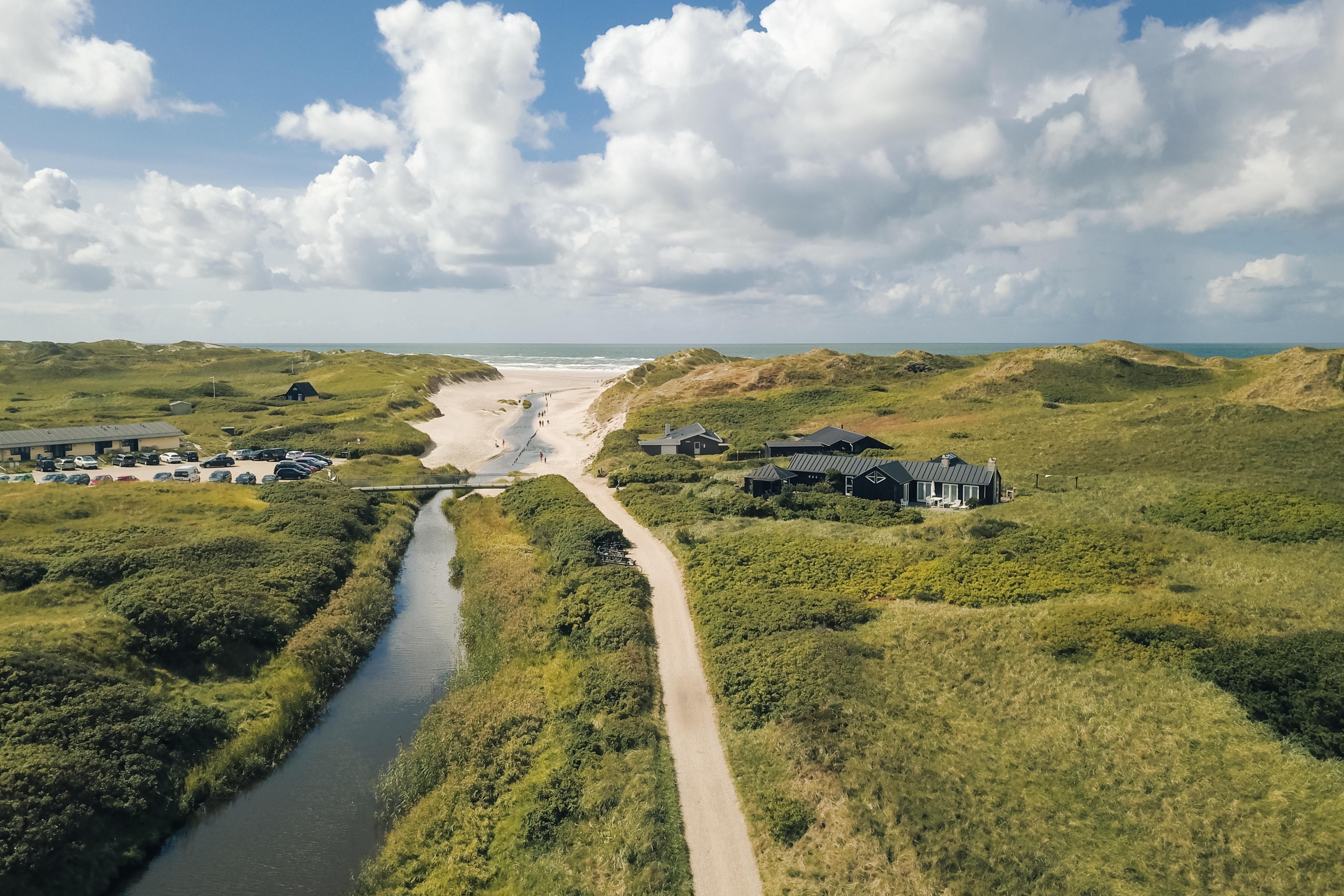 Vakantiehuisjes aan de kust van Henne Strand ©Thomas Høyrup Christensen