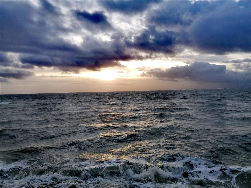 De zee bij de oost kust van Jutland © Mette Johnsen