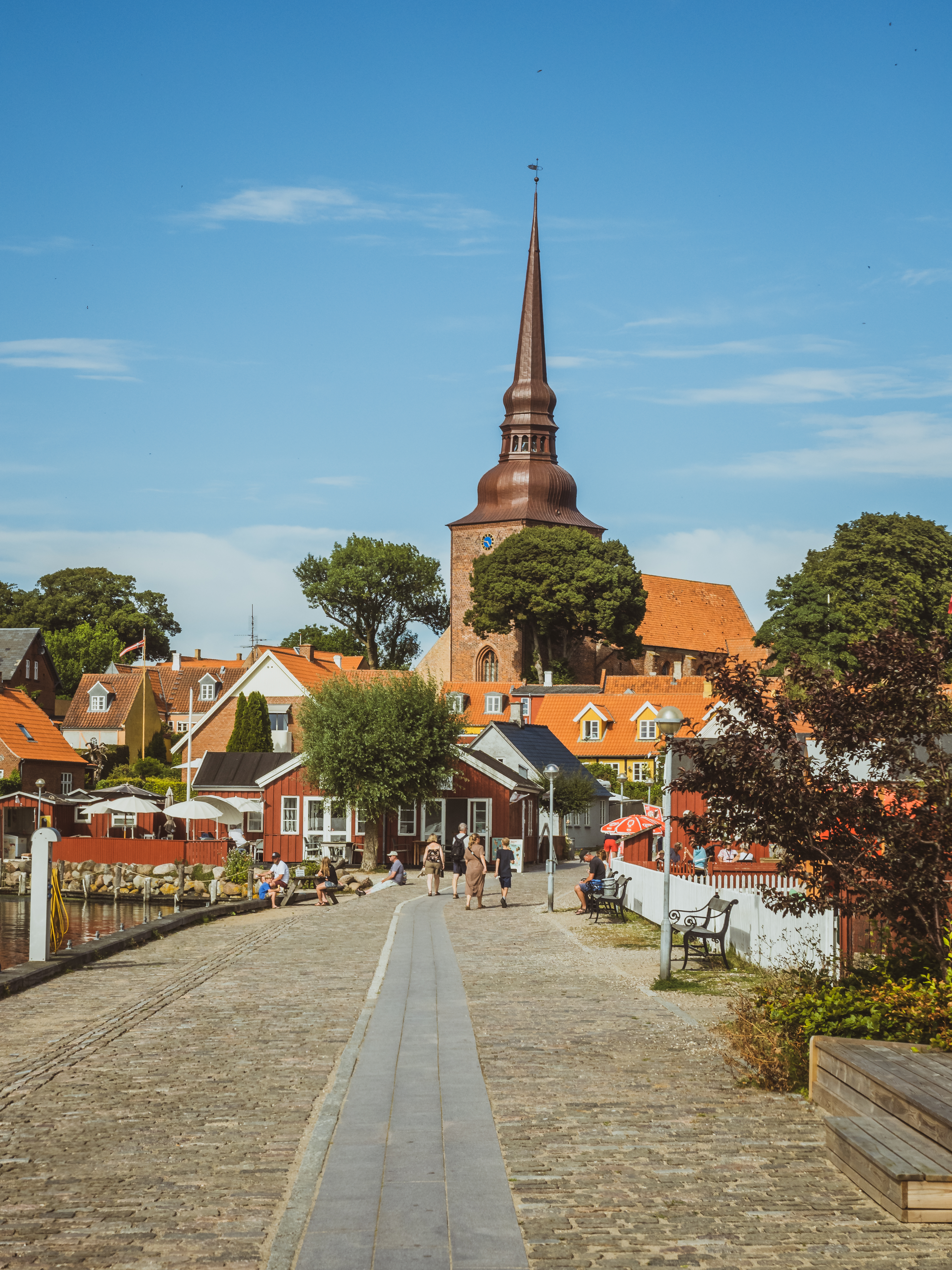 Het gezellige centrum van Nysted op het eiland Lolland ©Daniel Villadsen