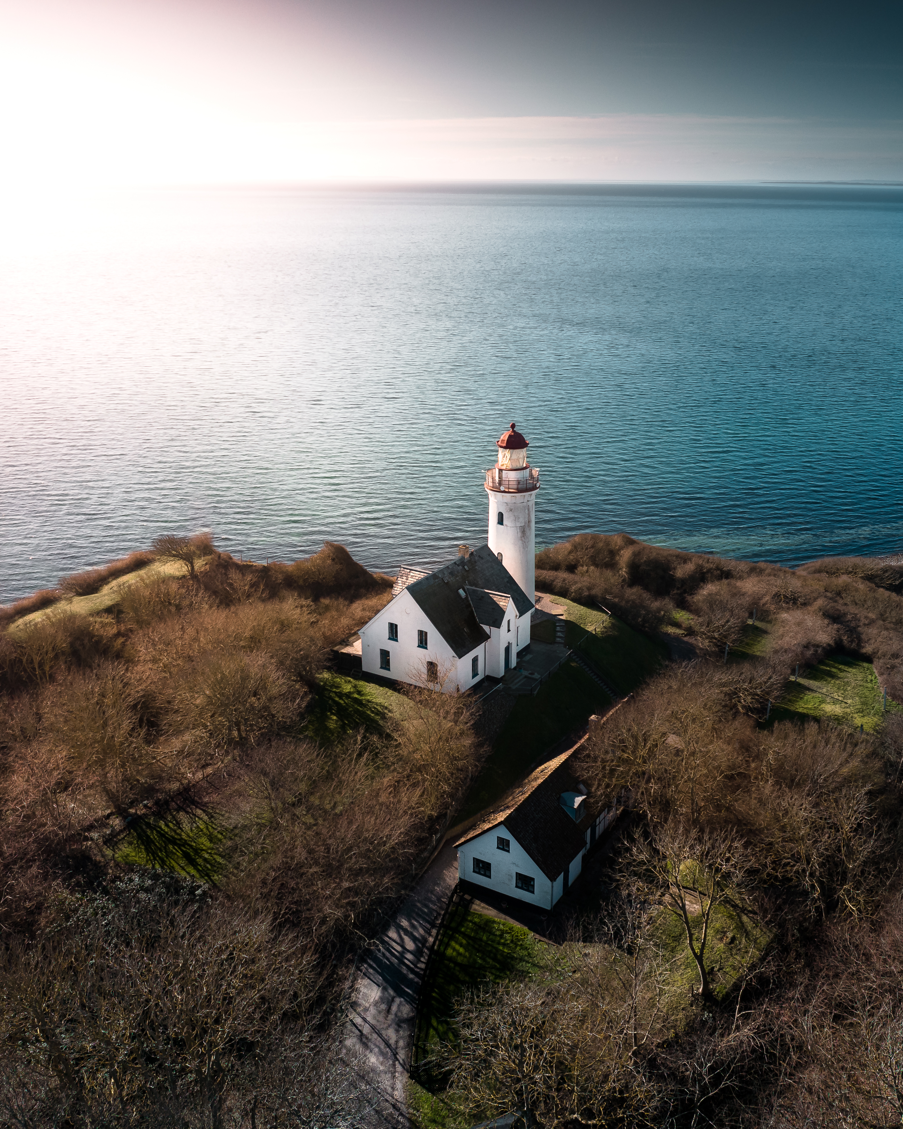 De Vesborg vuurturen op het eiland Samsø ©Michael Maagaard