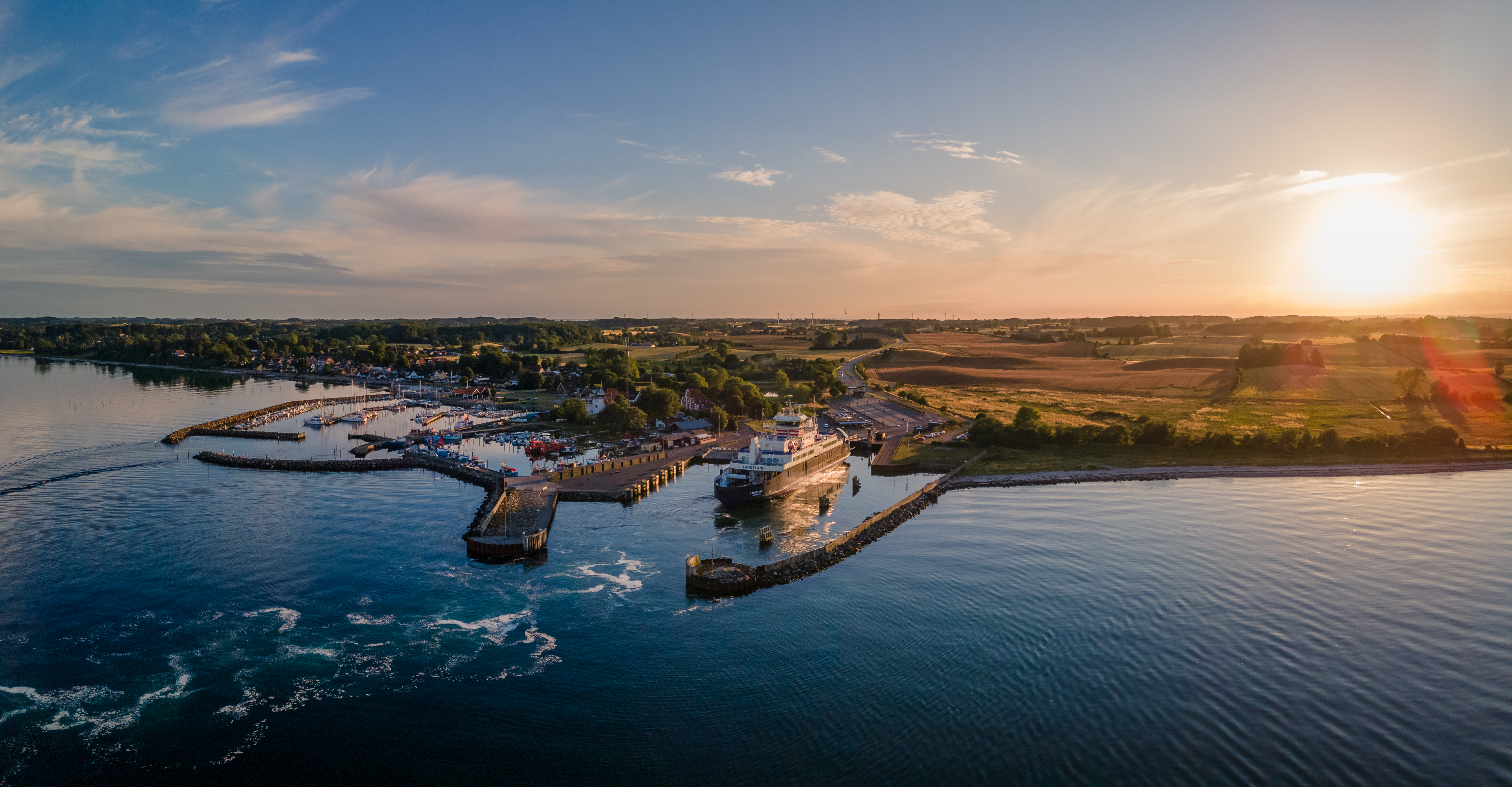 De veerboot in de haven van Spodsbjerg ©Daniel Villadsen