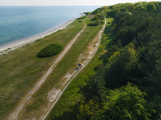 Trelde Næs bij Fredericia aan de zuidoost kust van Jutland