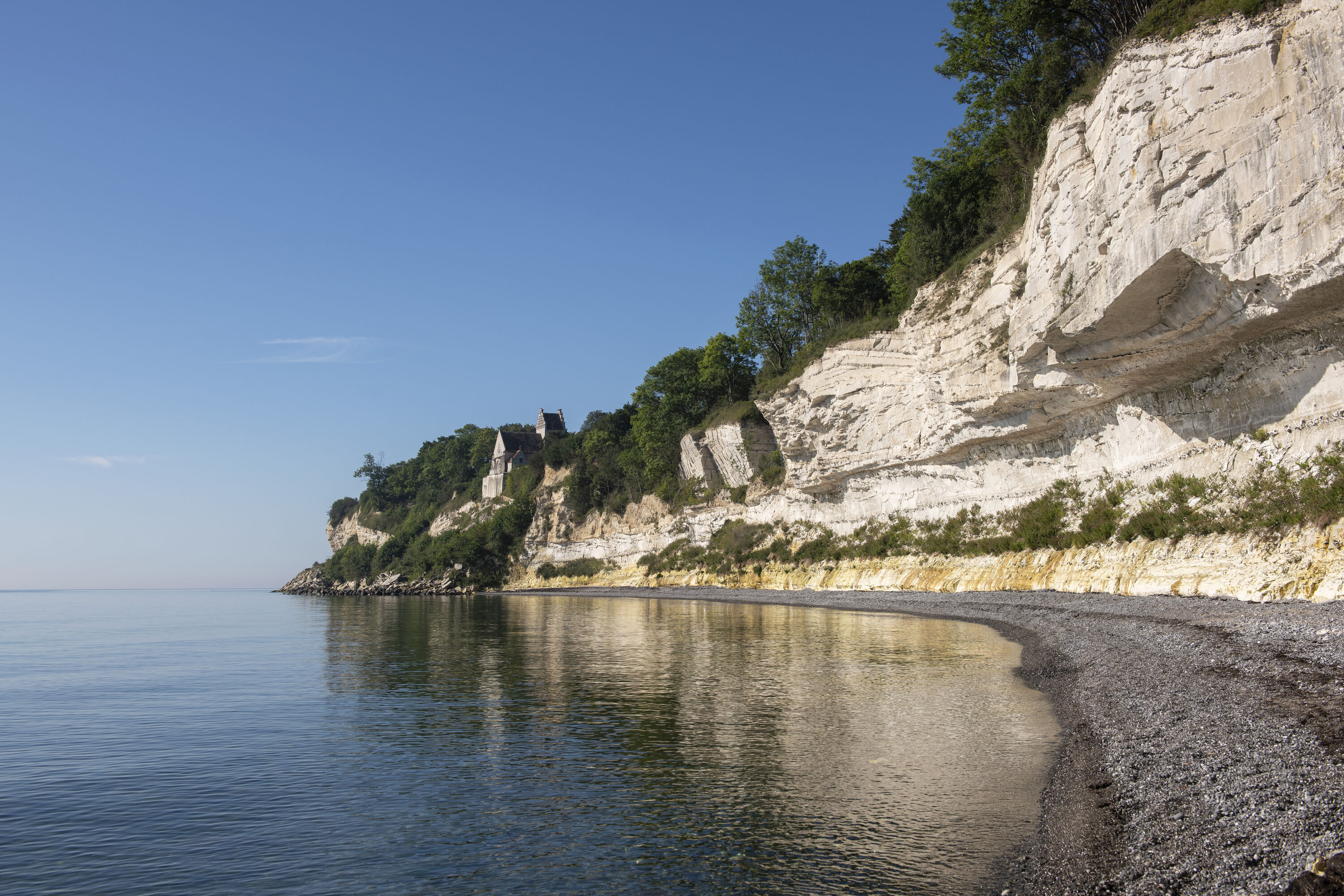 De kustlijn van Stevns Klint