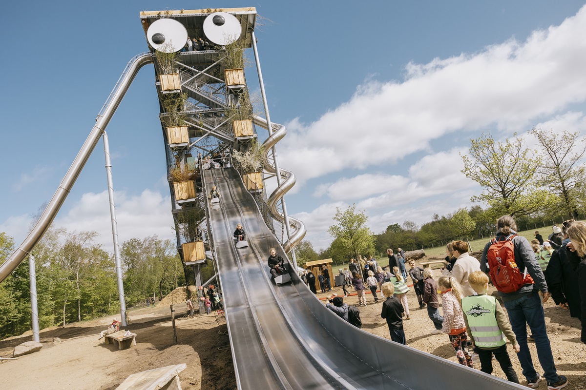 Glijbaan in WOW PARK in Billund en Skjern. Foto: WOW PARK