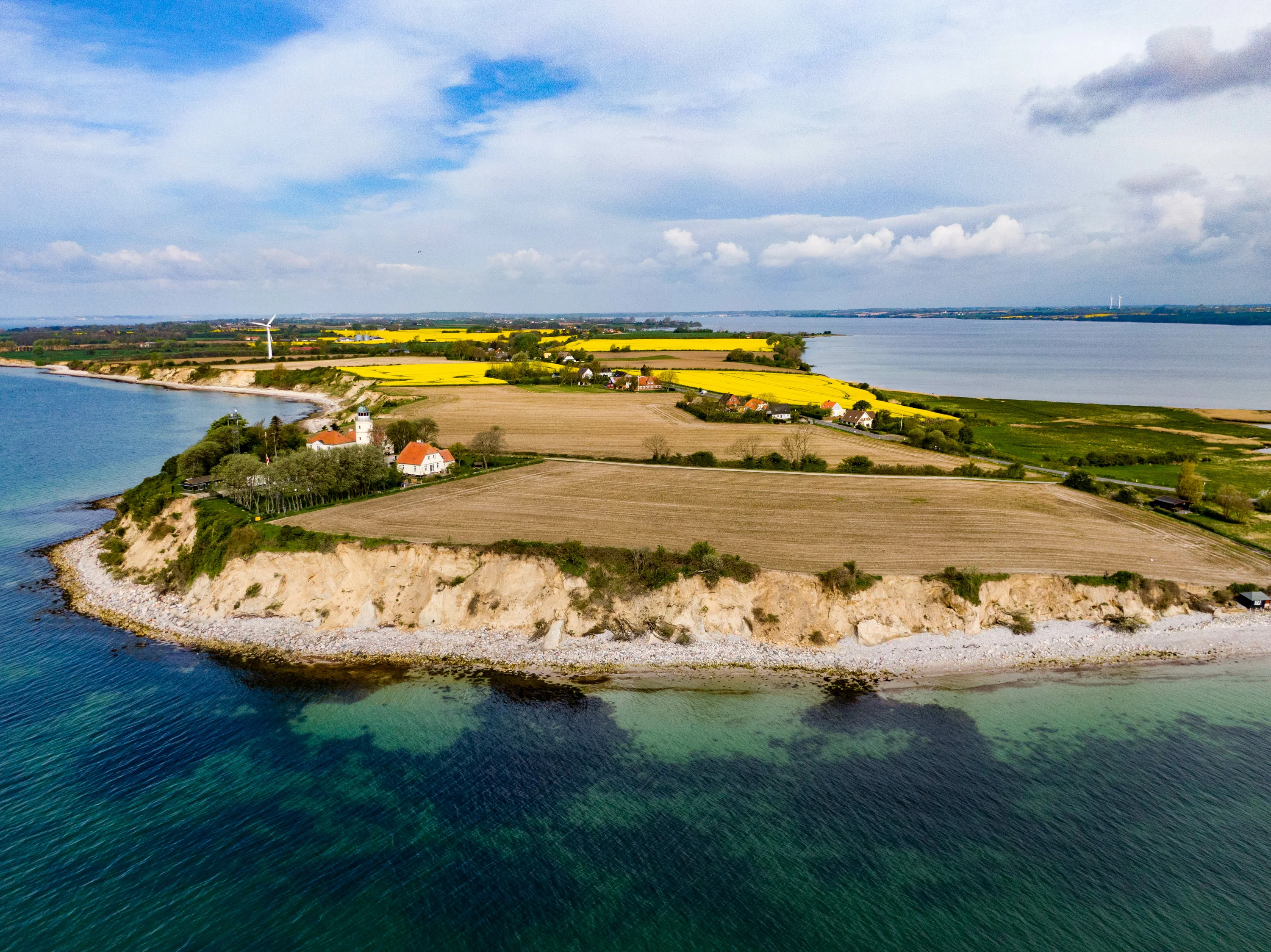 Kegnæs vanuit de lucht