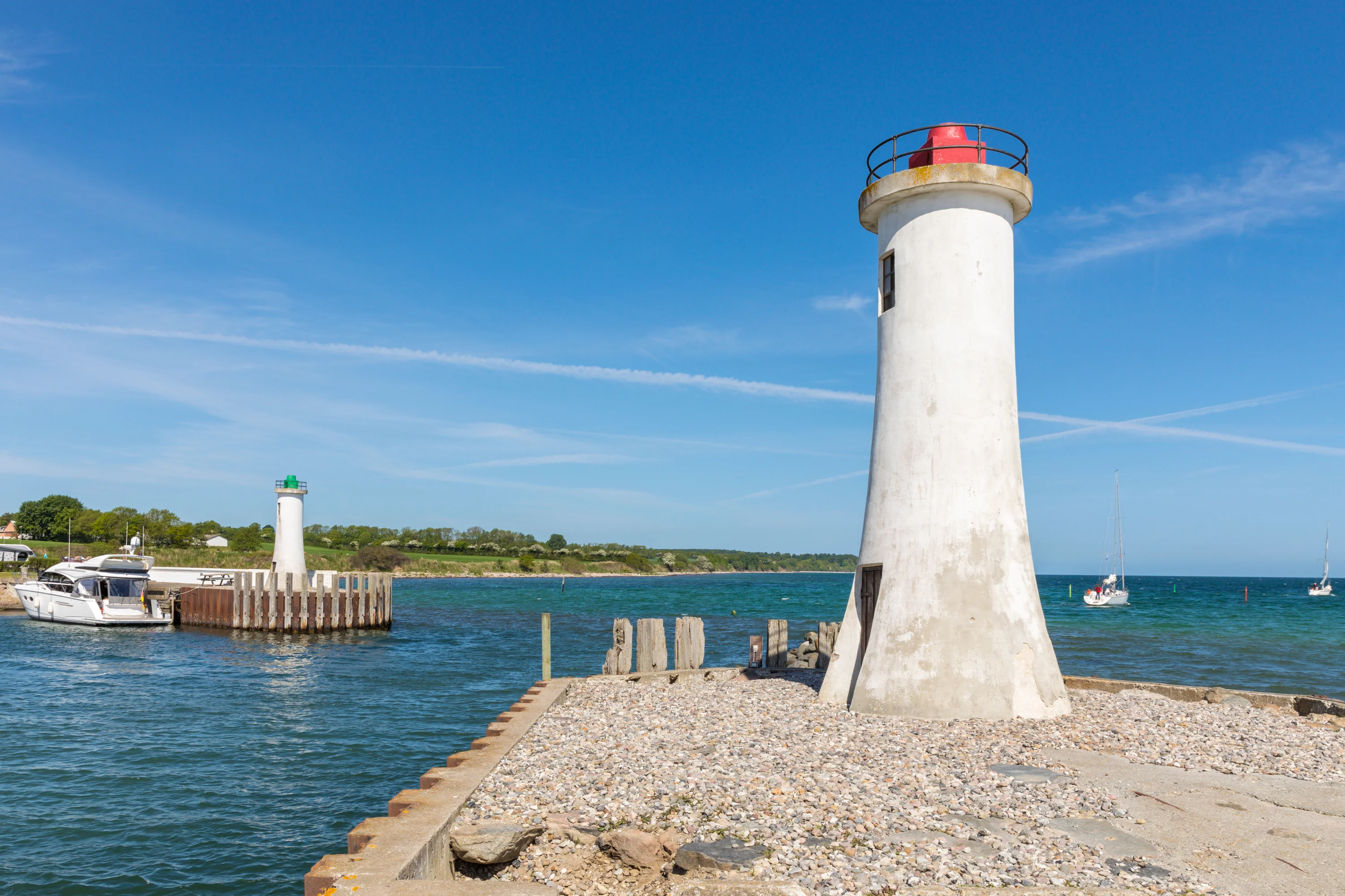 Ingang van de haven van Mommark op Als