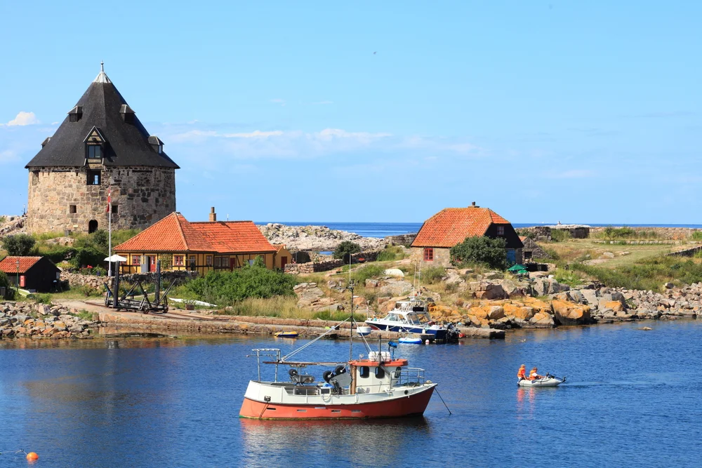 Fort Christiansoe op Bornholm