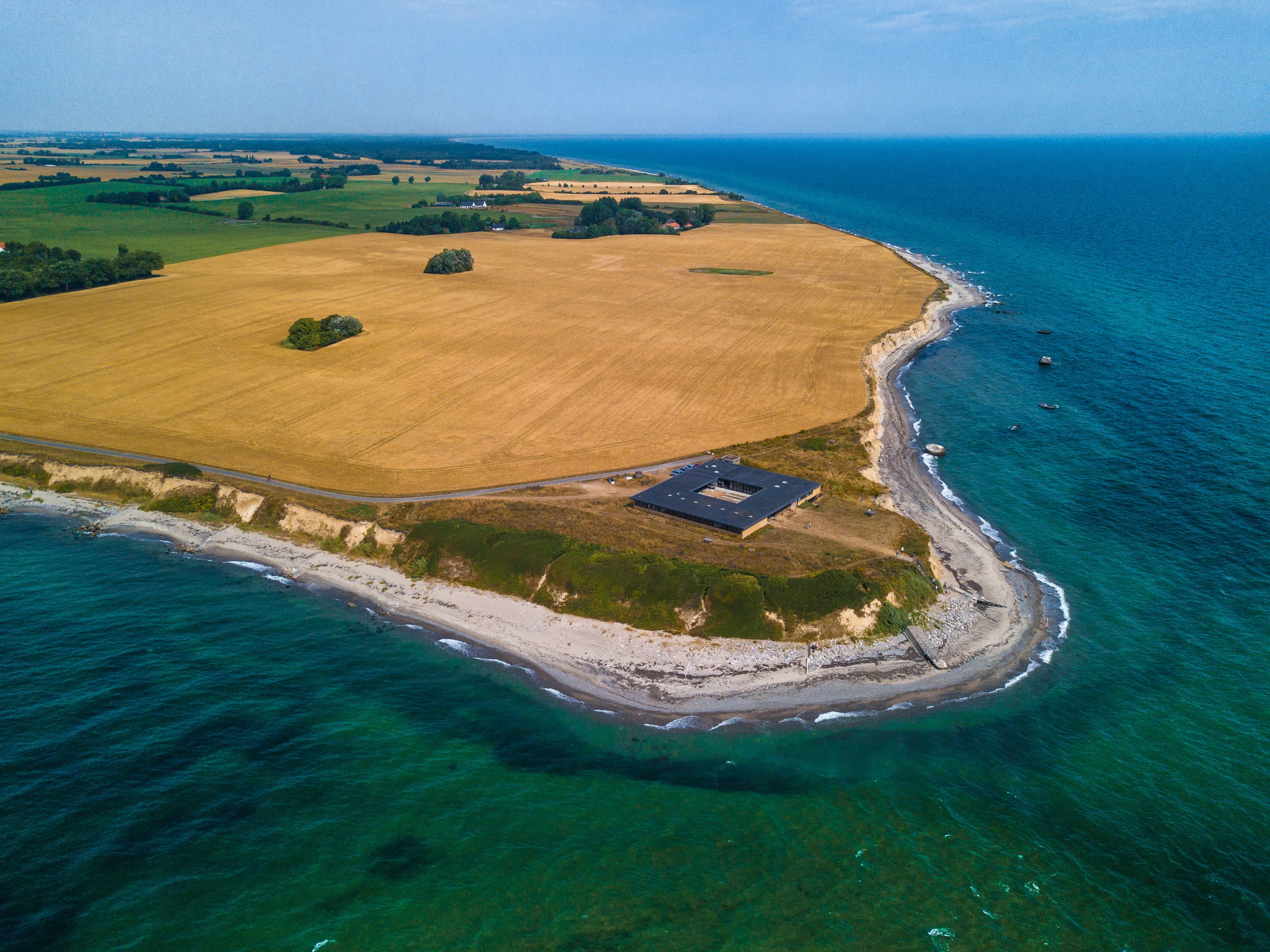 Gedser Odde, Marine Station, Sydstenen - Falster, Denmark Aerial