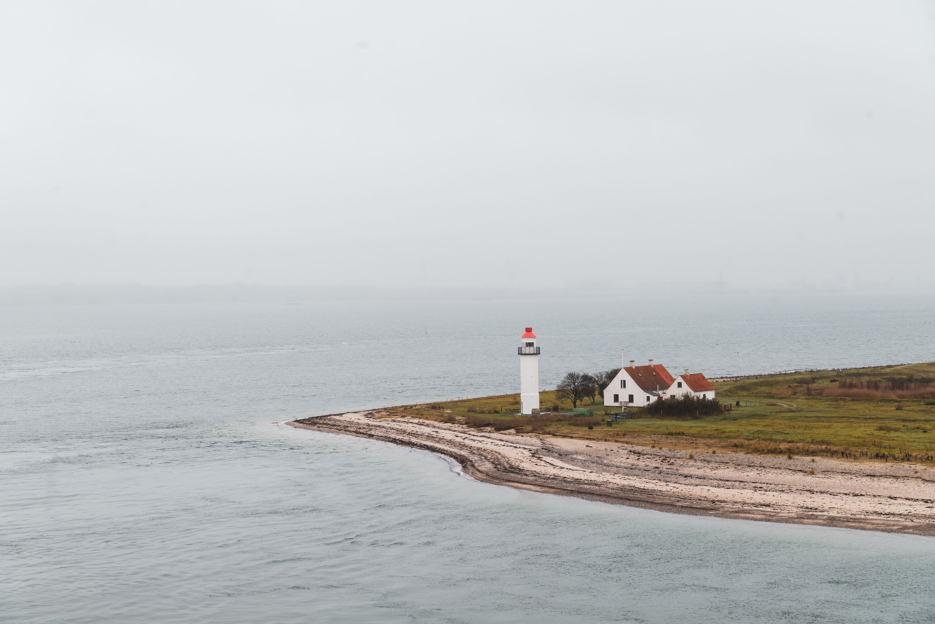 Vuurtoren van Enebarrode op Funen