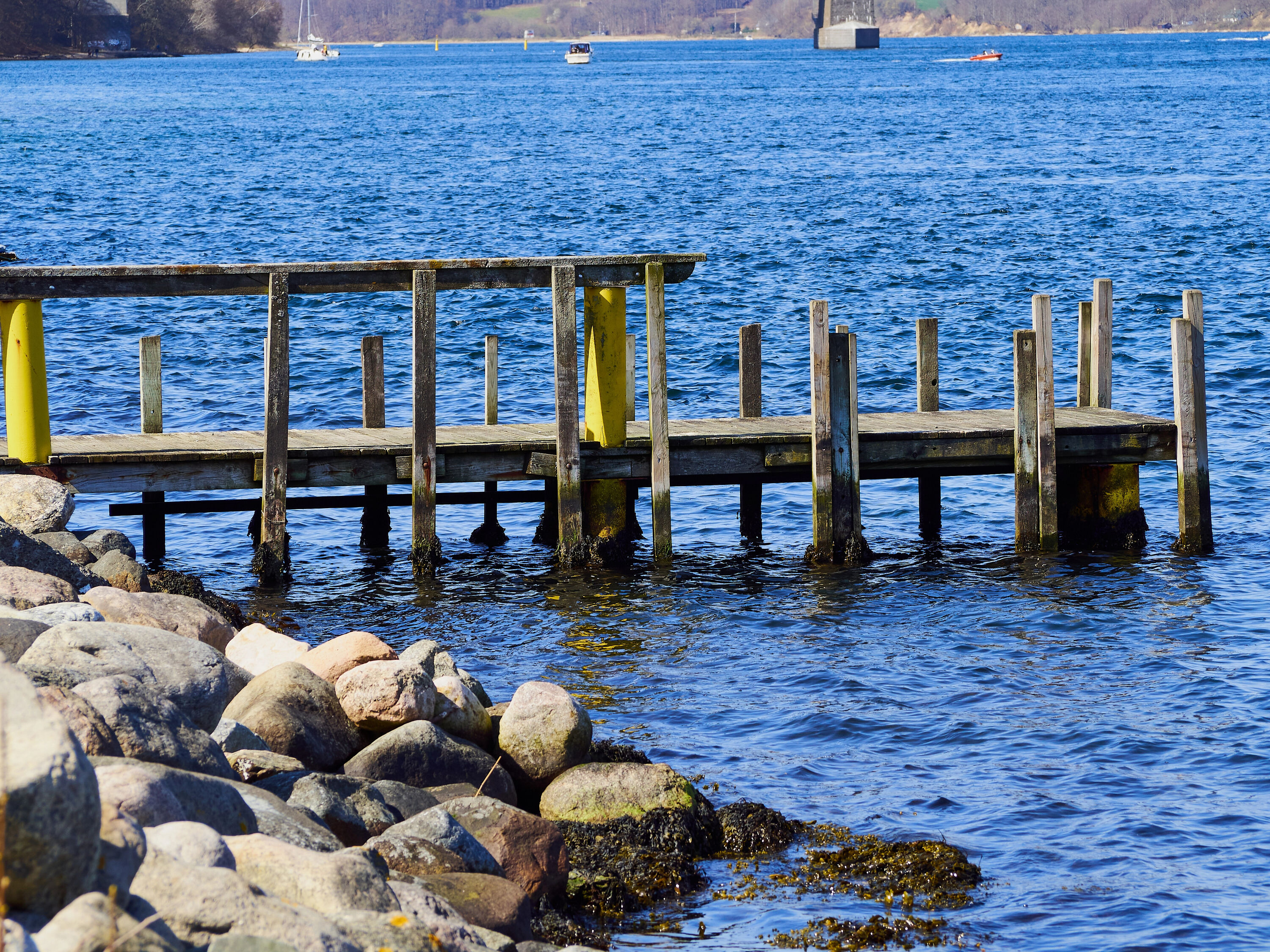 Een zwemsteiger op Funen