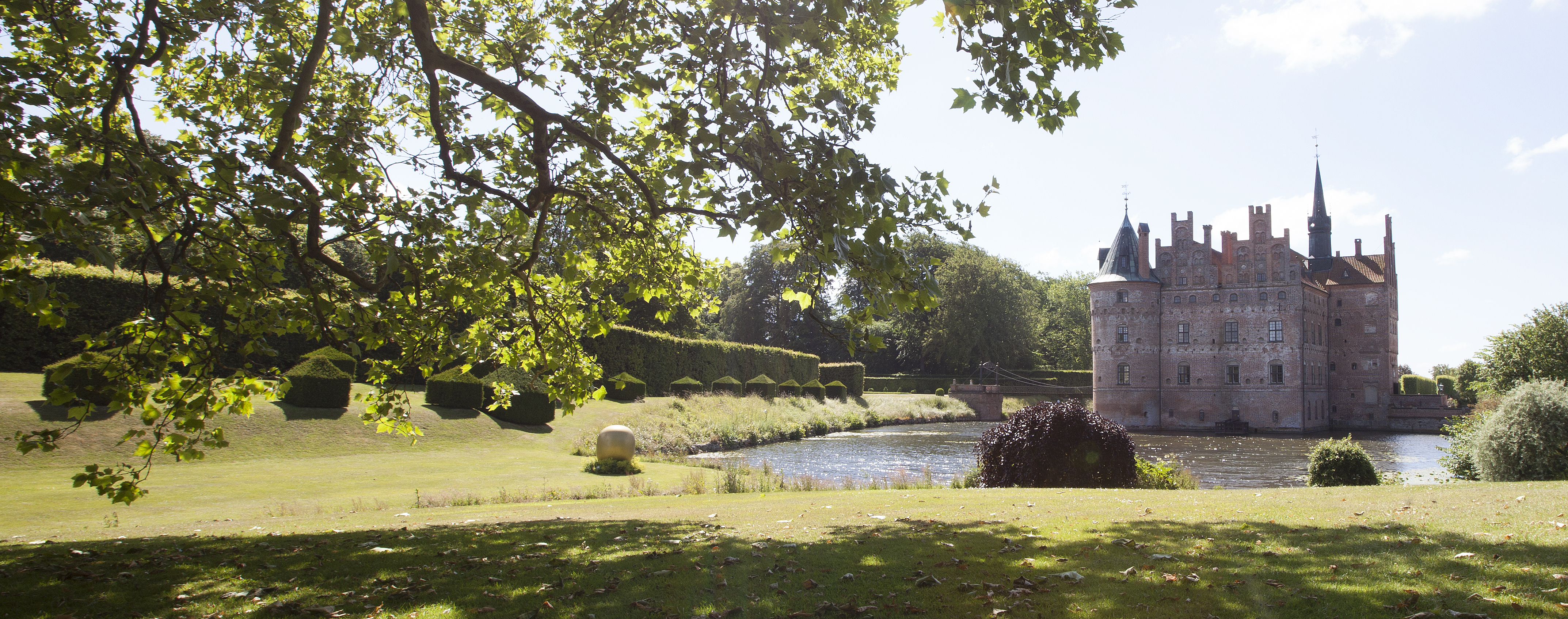 Het kasteel van Egeskov op Funen