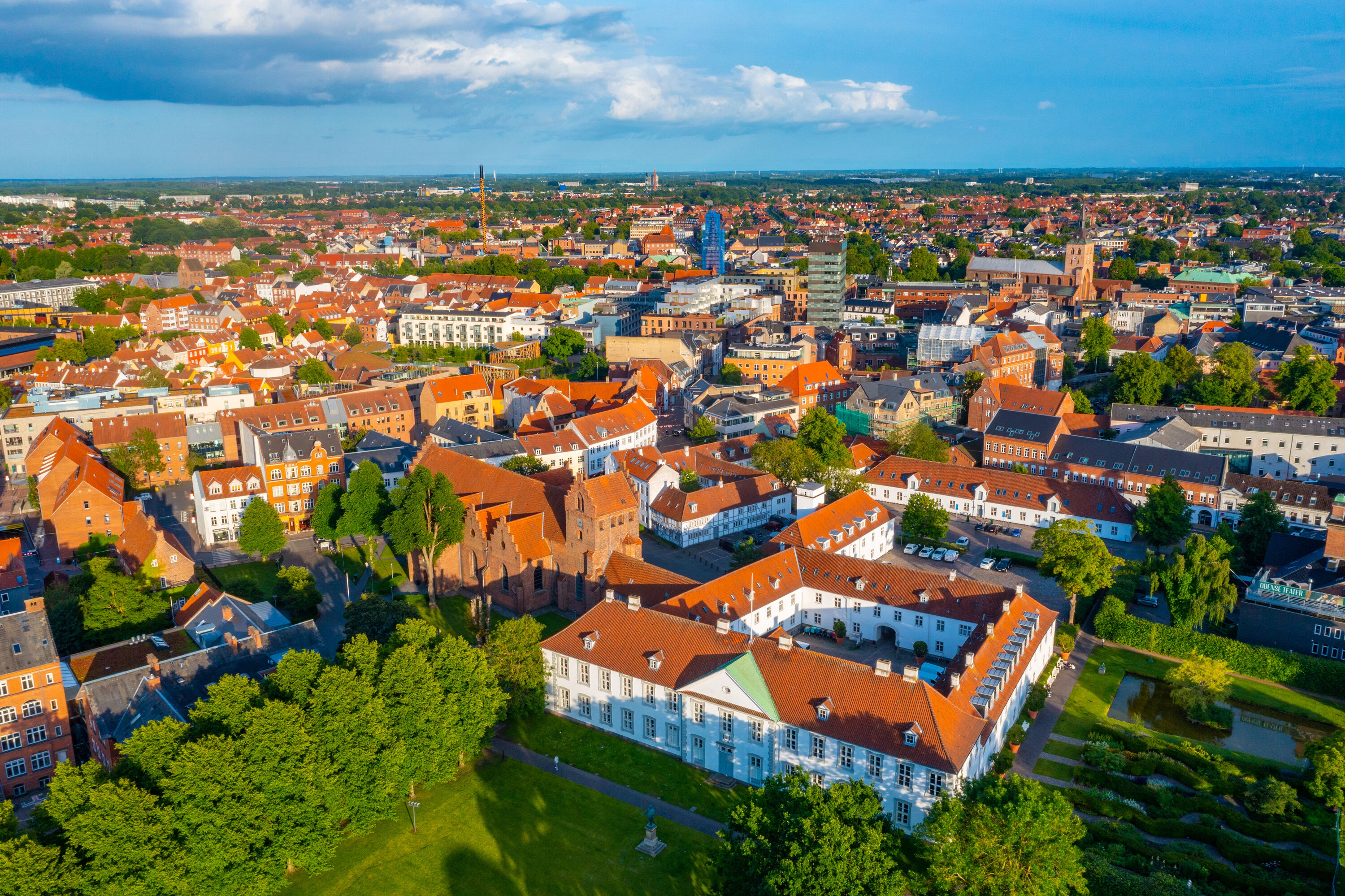 De stad Odense
