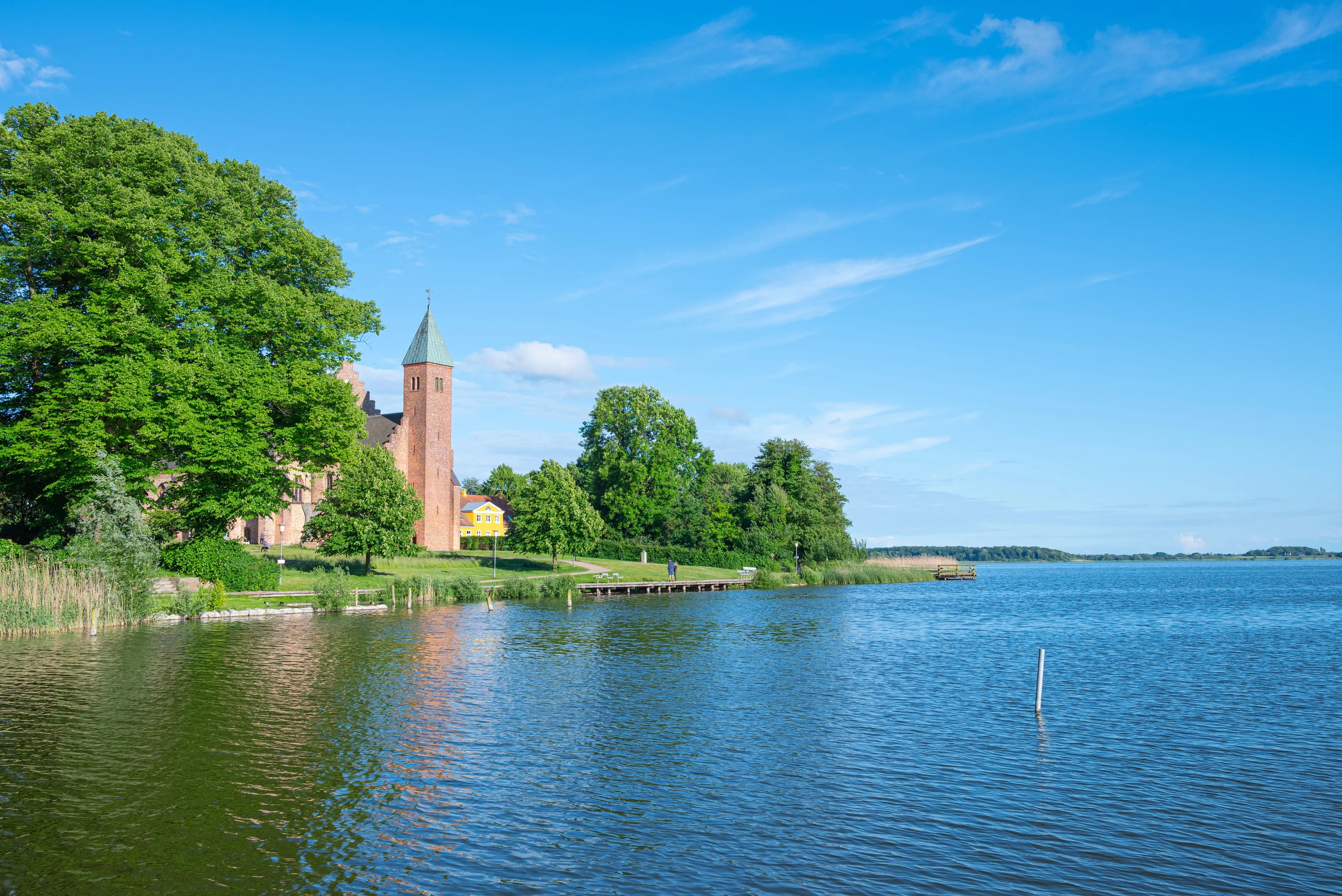 The cathedral of town of Maribo in Lolland in Denmark