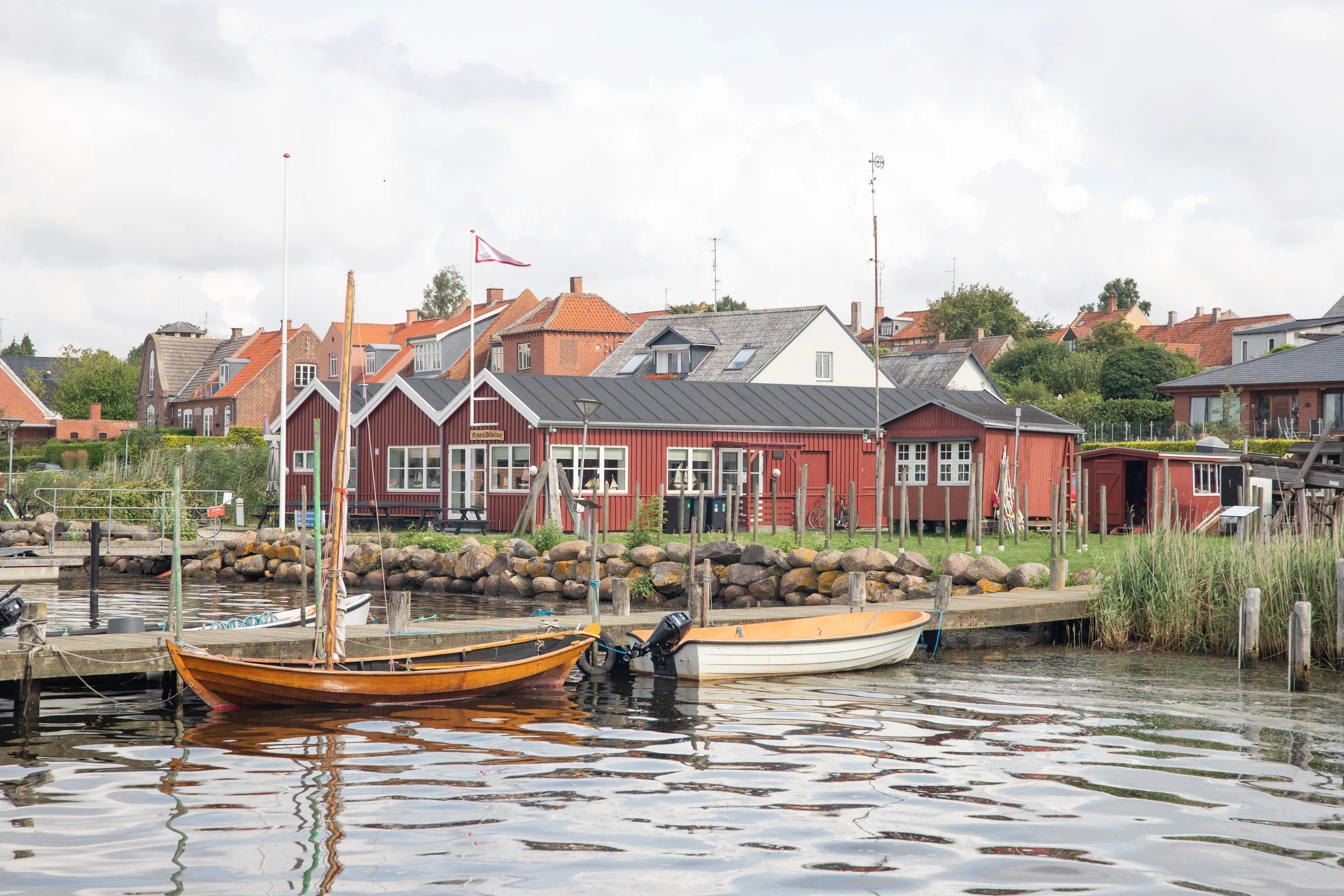 The beautiful town Nysted in Denmark