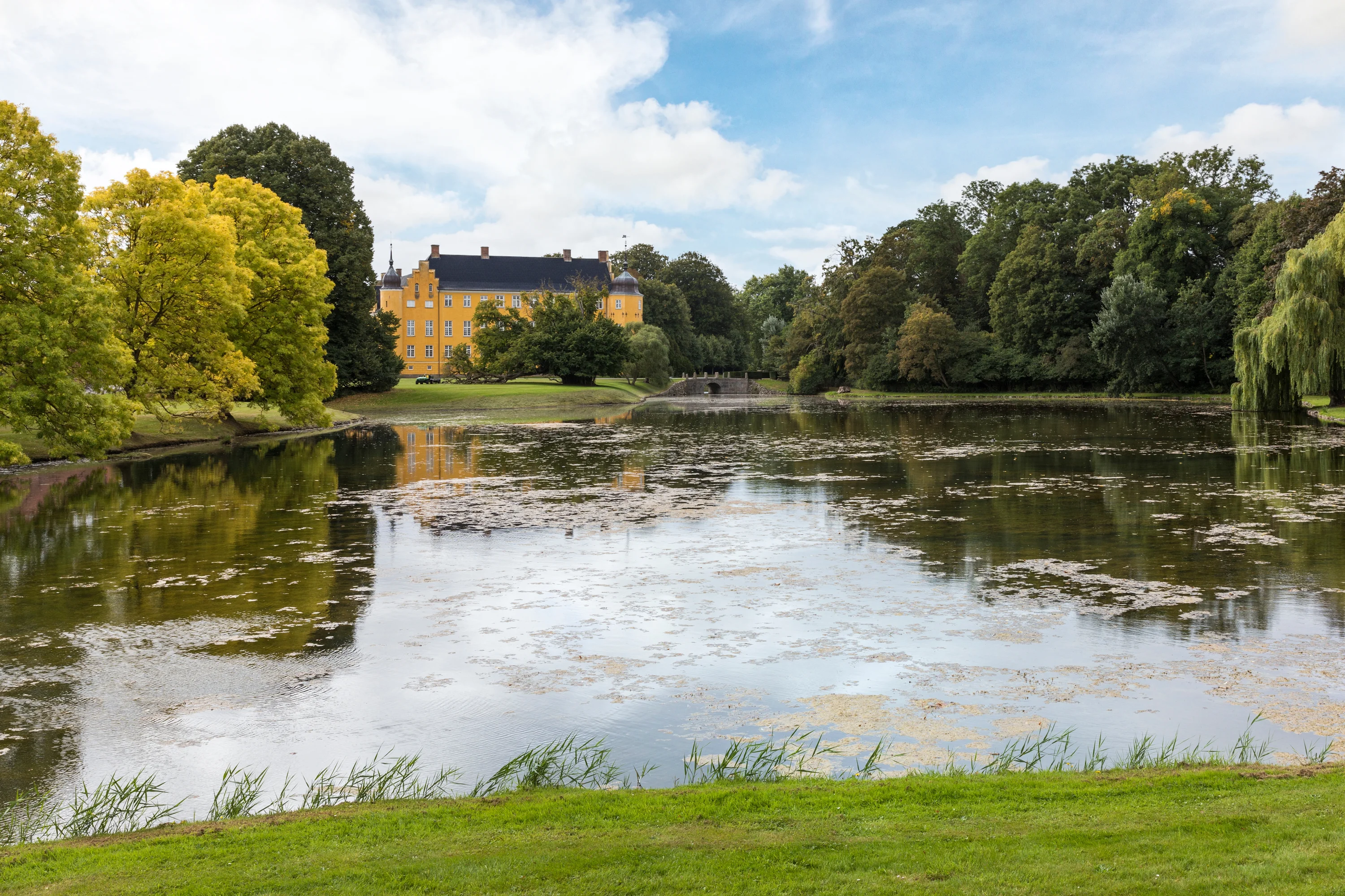 Krenkerup manor, castle near Sakskøbing, Lolland, Denmark