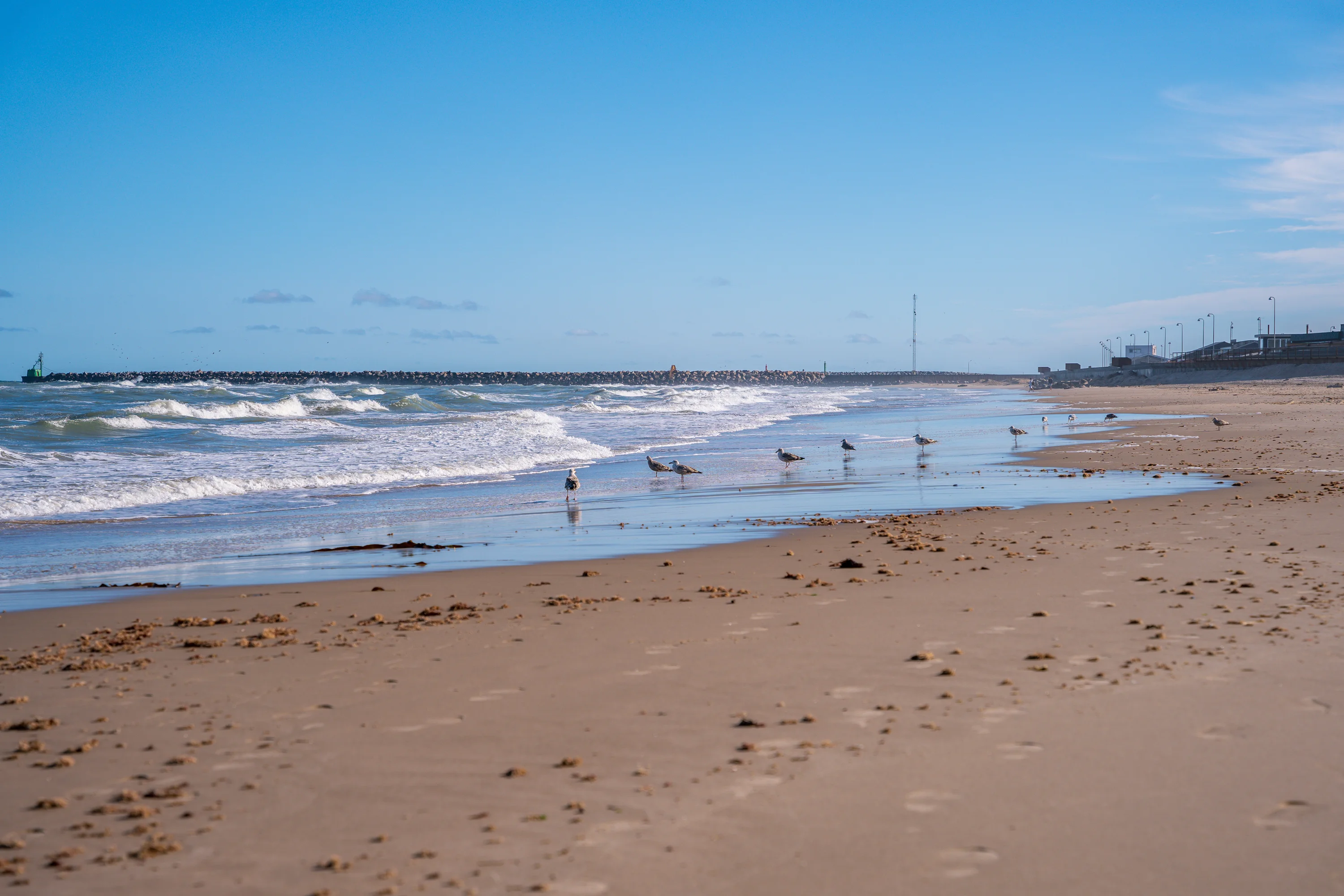 Het strand bij Hirtshals