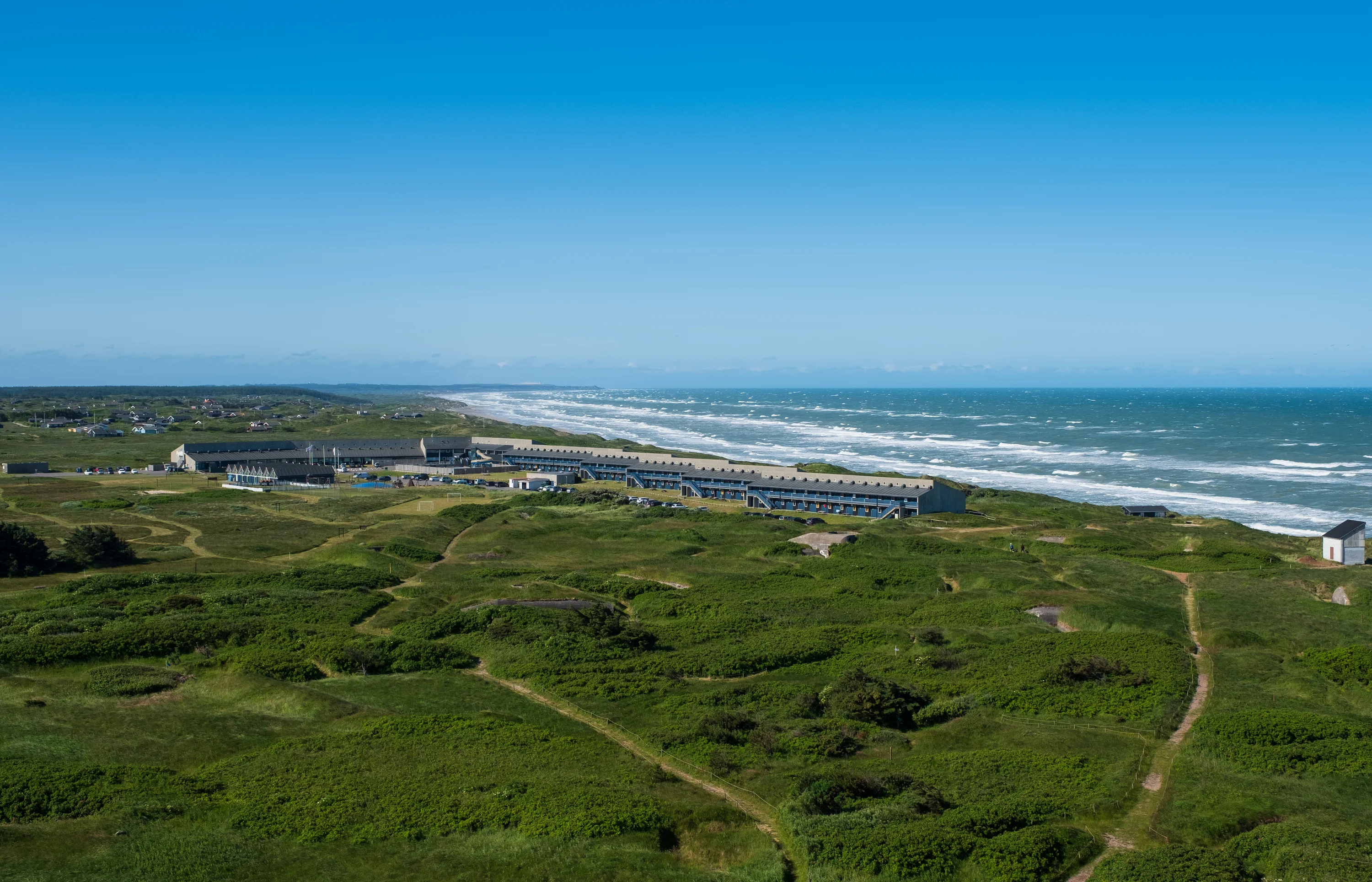 De duinen en strand bij Hirtshals