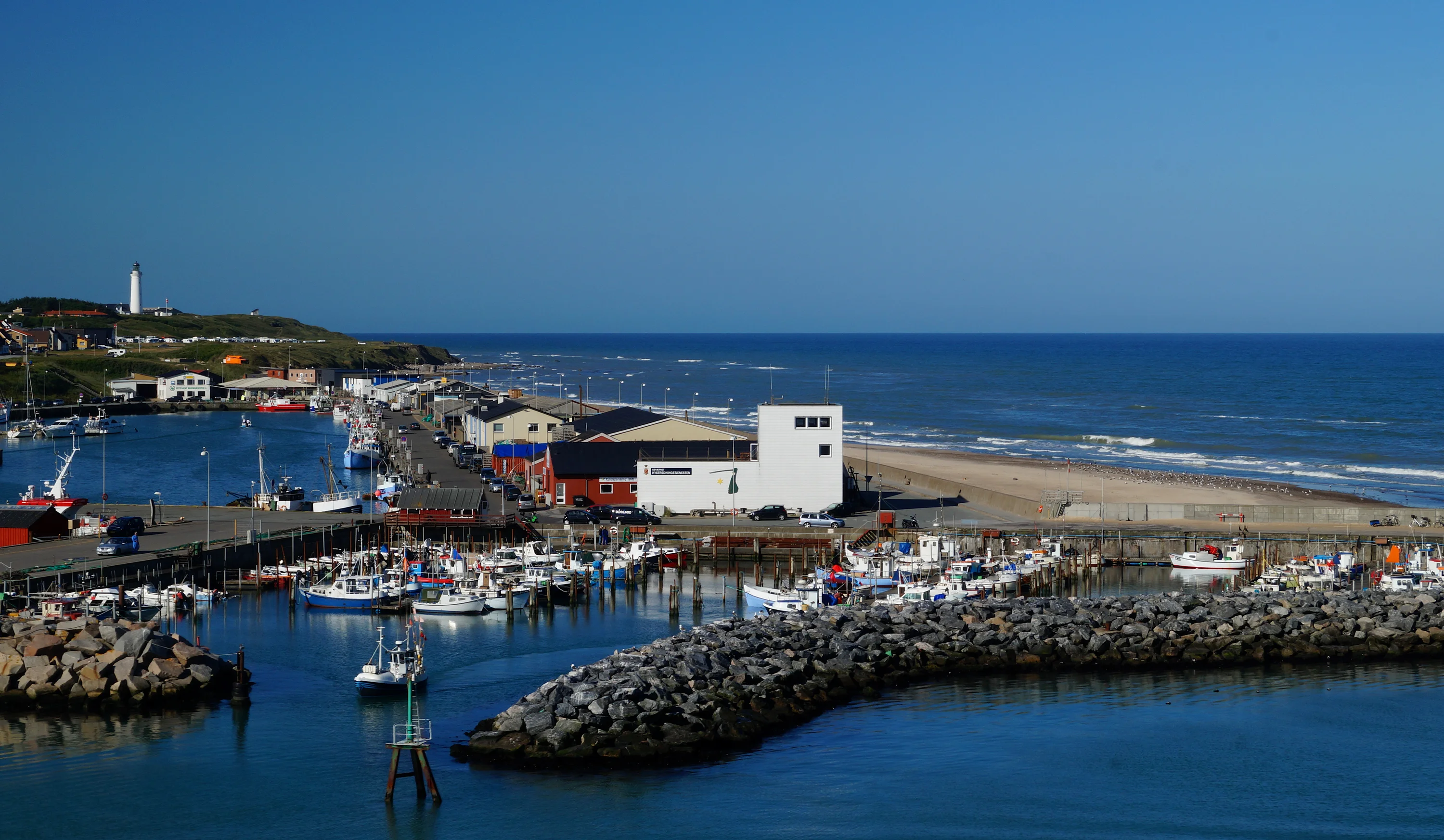 De haven van Hirtshals