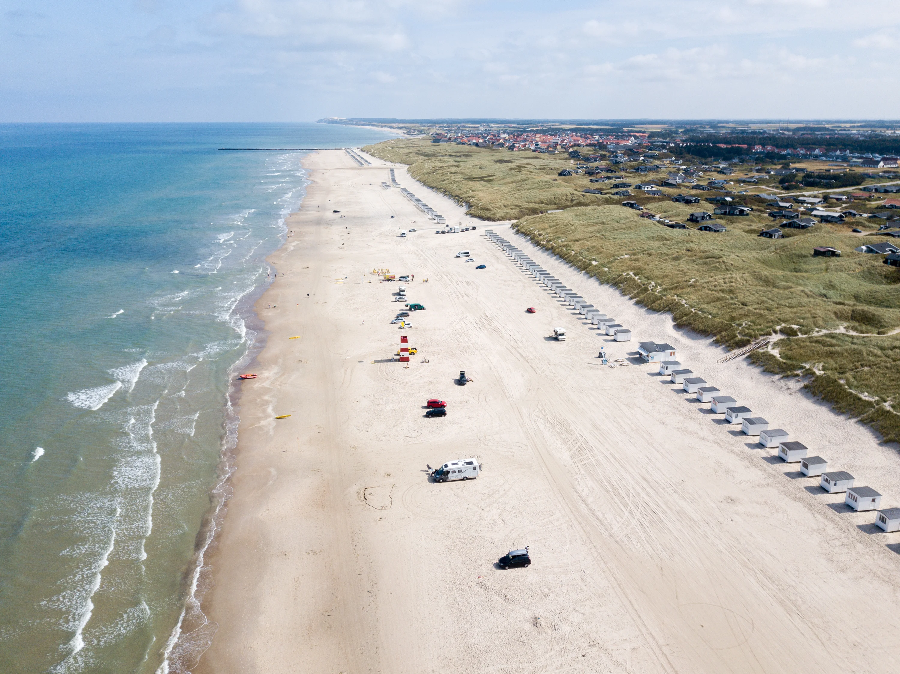 Zomer op het strand van Løkken