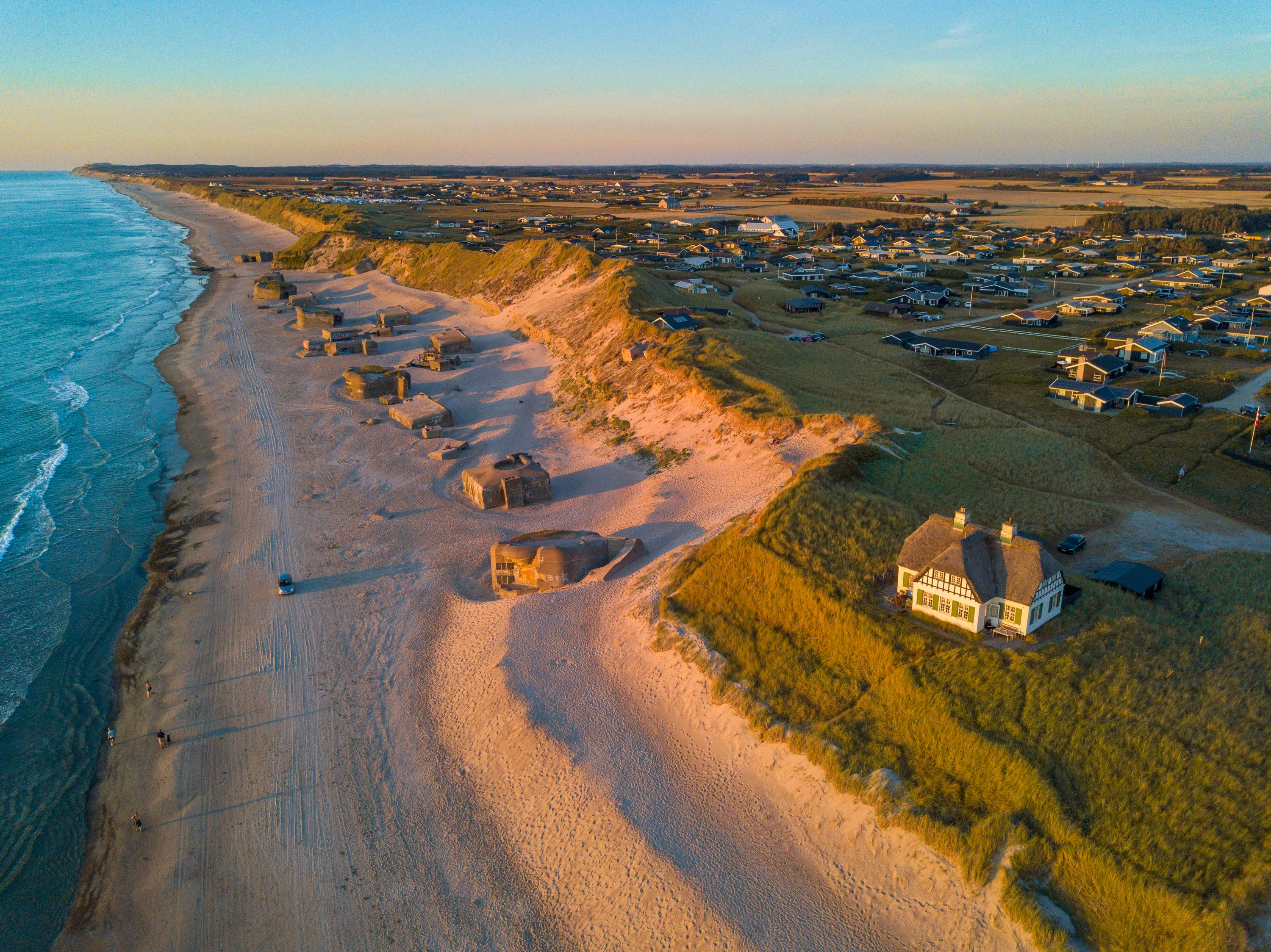 Het strand bij Løkken
