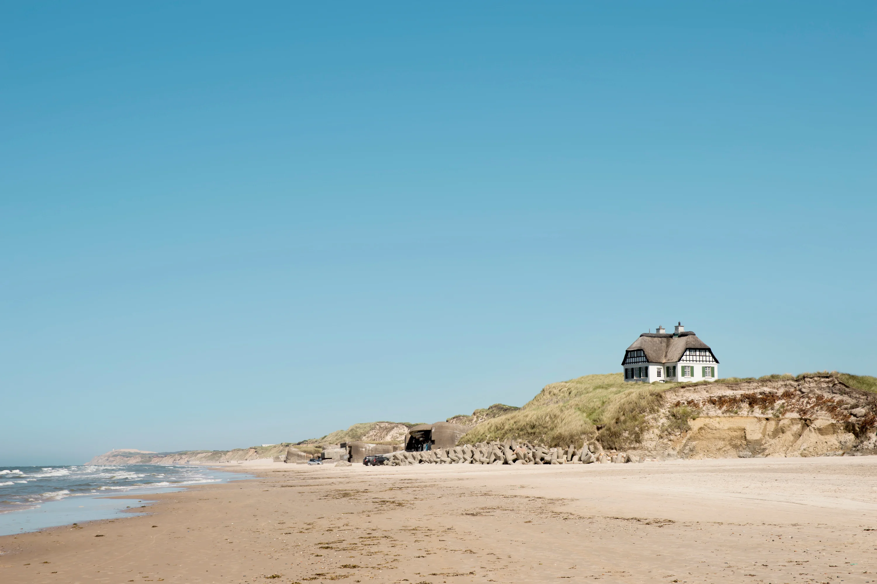 Het strand bij Løkken