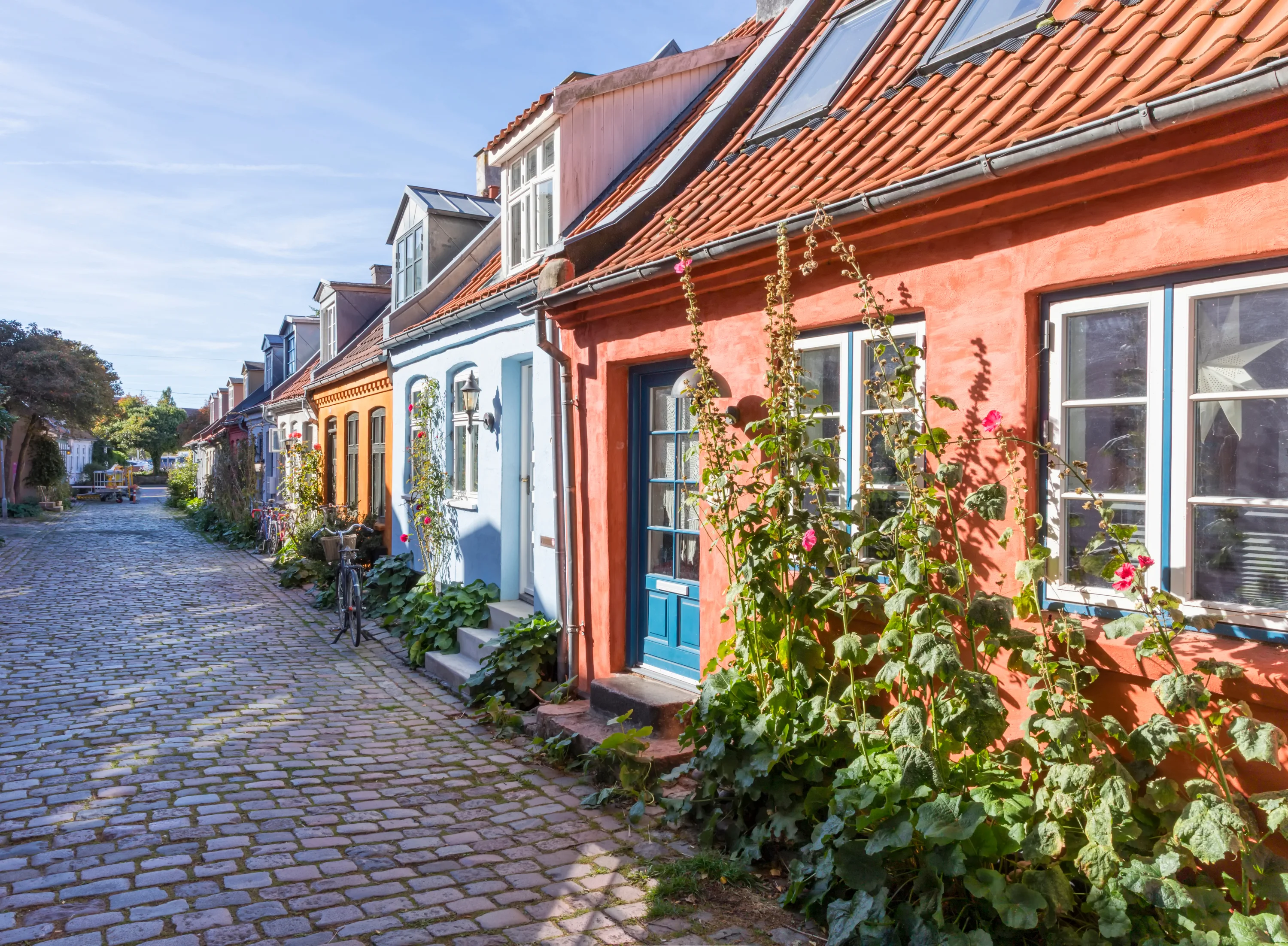 Møllestien in het centrum van Aarhus