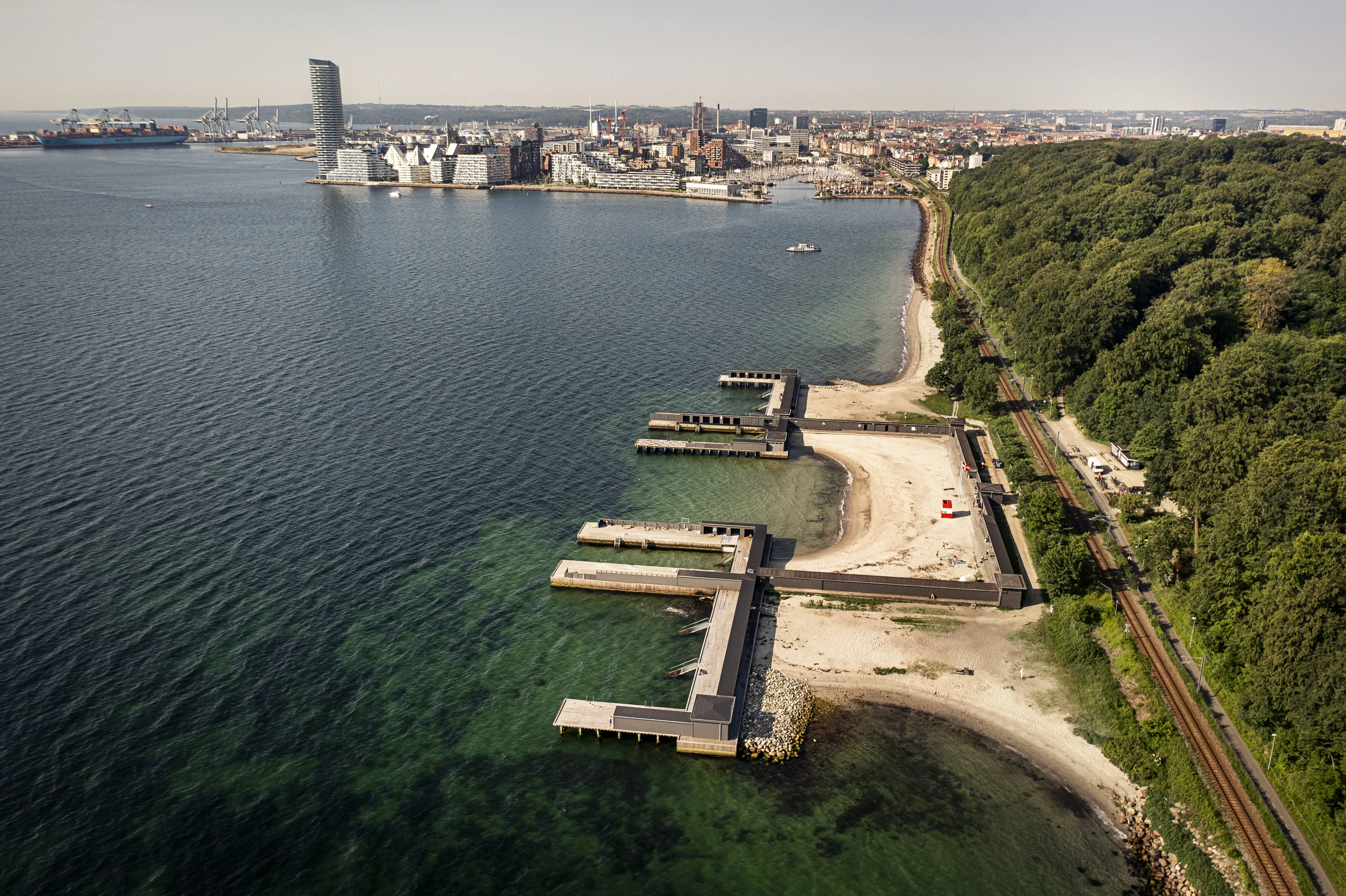 Den Permanente beach Aarhus