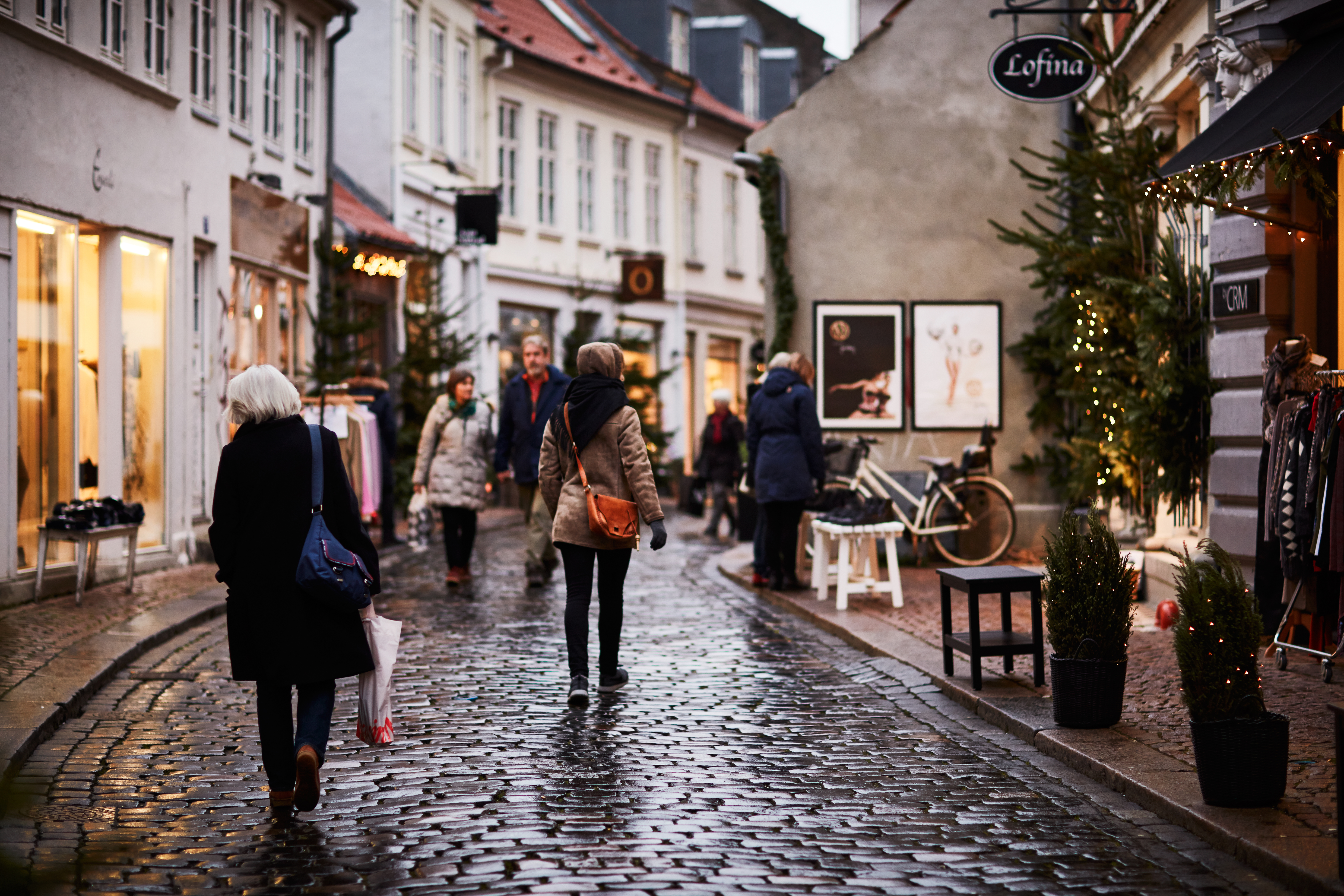 Winkelen in het Latinerkvarter in Aarhus
