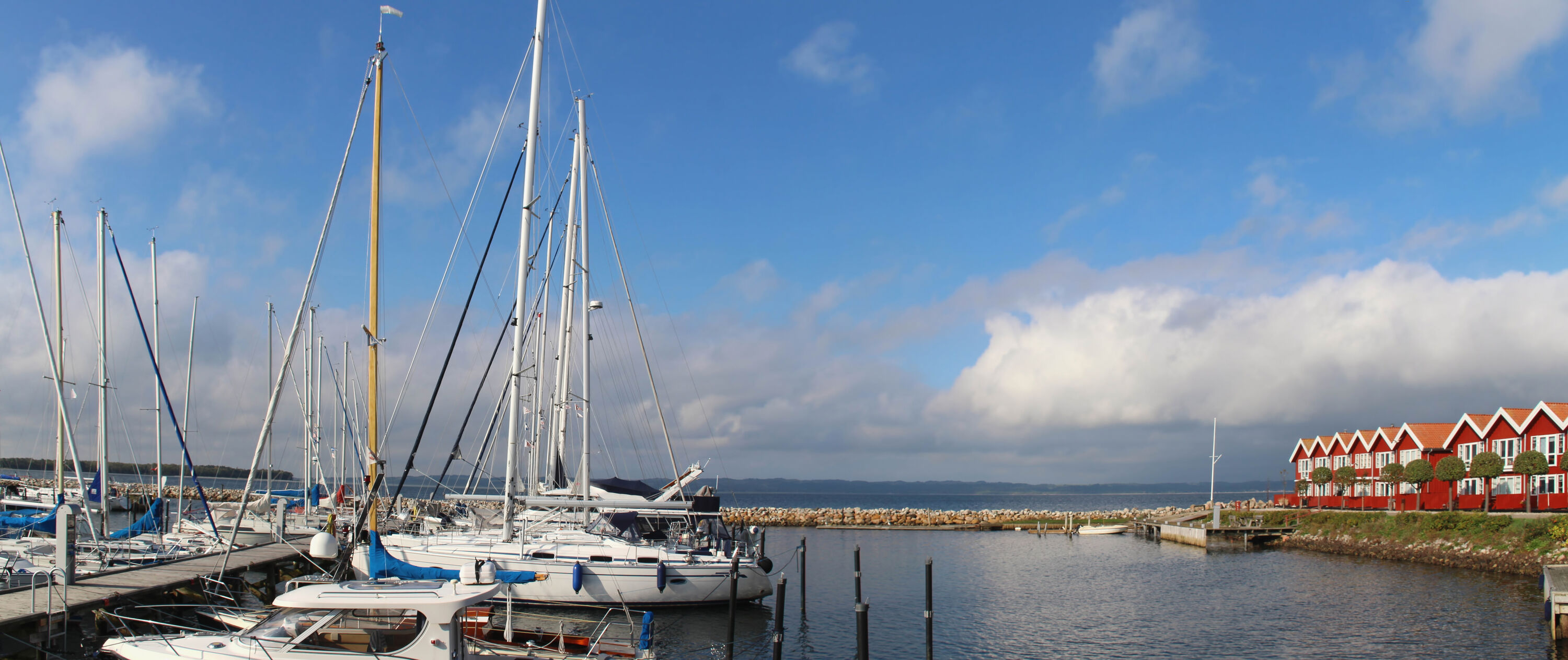 De haven van Ebeltoft