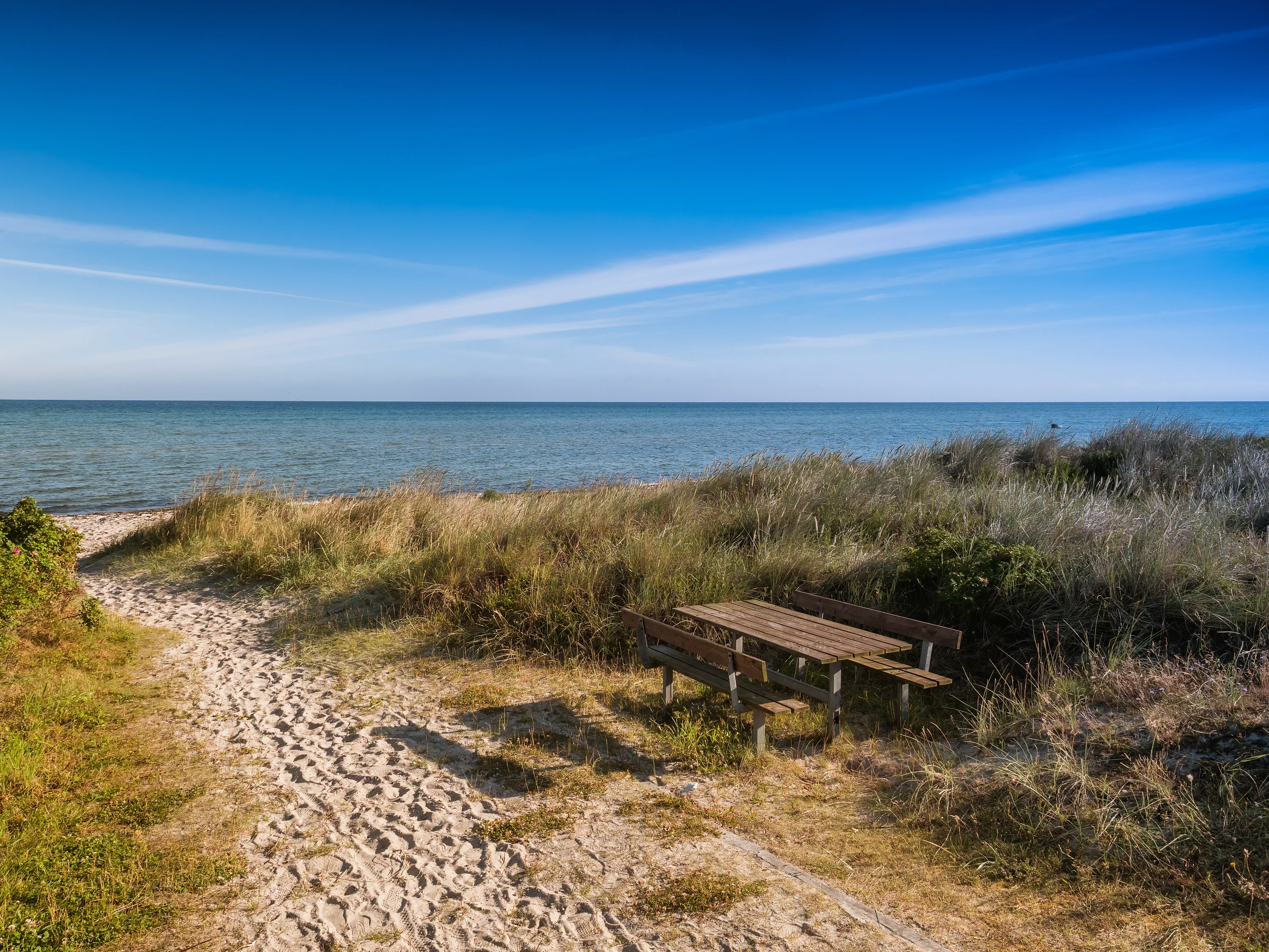 Fjellerup Strand weer – Klimaat, temperaturen en beste reistijd