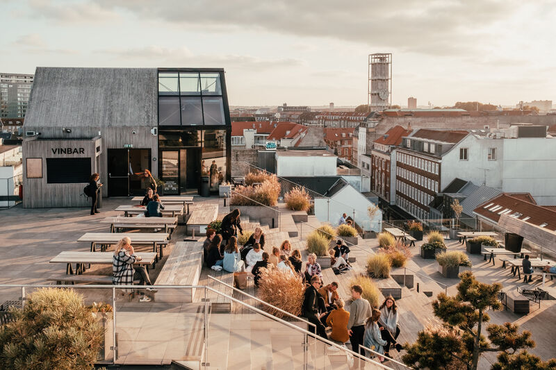 Salling rooftop restaurant in Aarhus