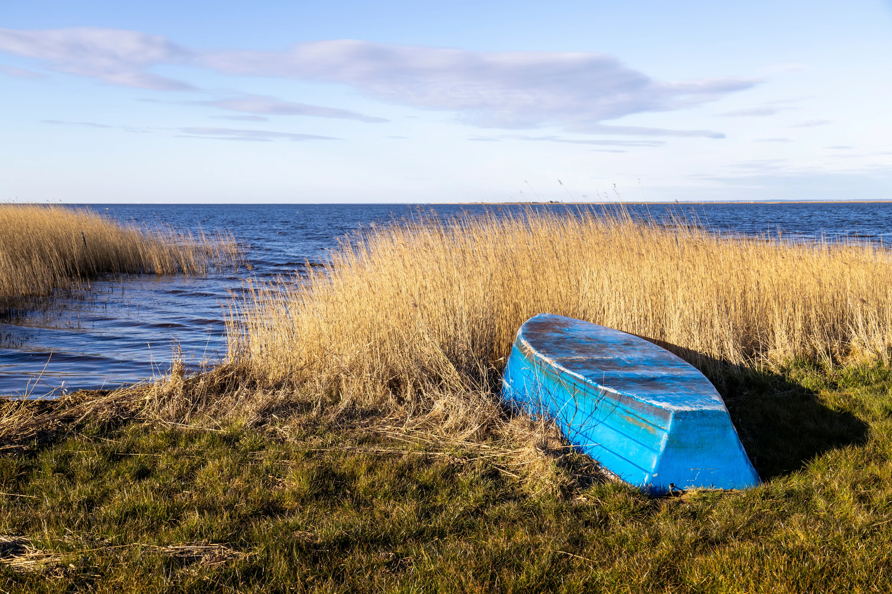 Bjerregård ligt tussen de Noordzee en Ringkøbing Fjord