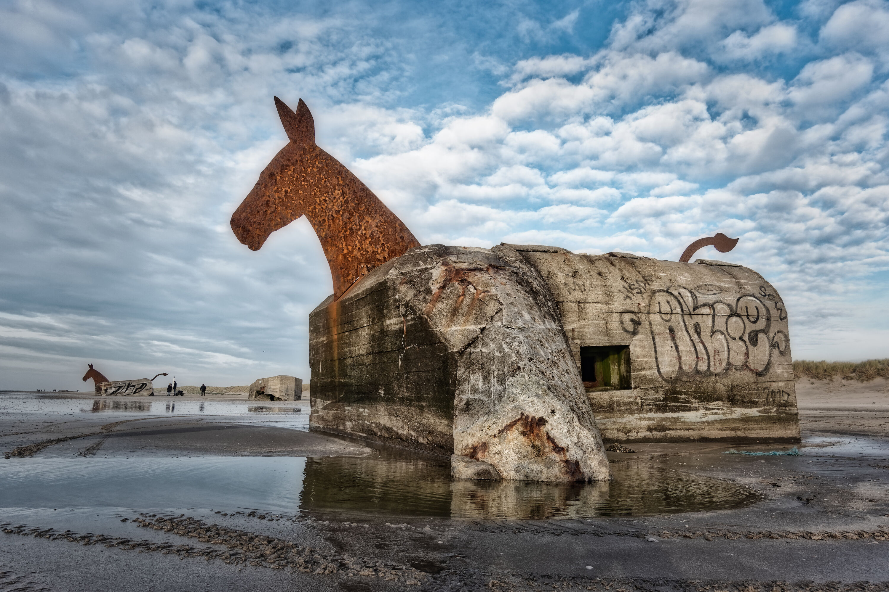Bunkers zijn nu muilezels geworden