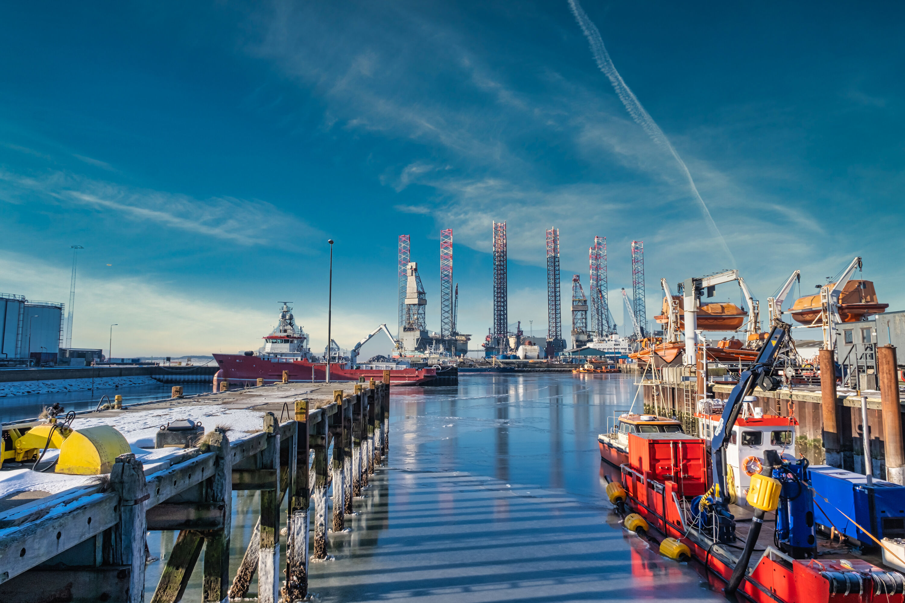Esbjerg heeft een belangrijke haven