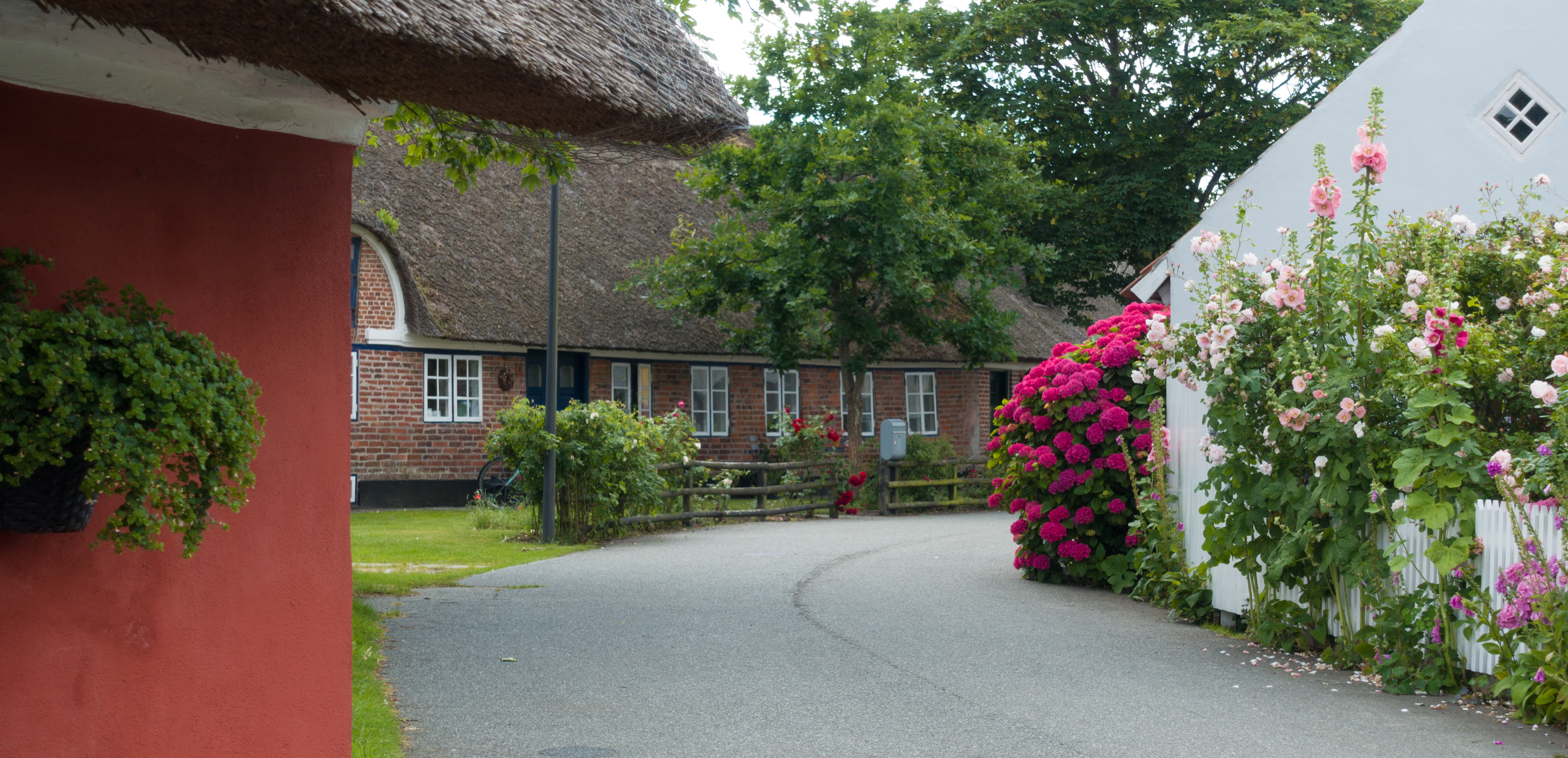 Het dorpje Nordby op het eiland Fanø